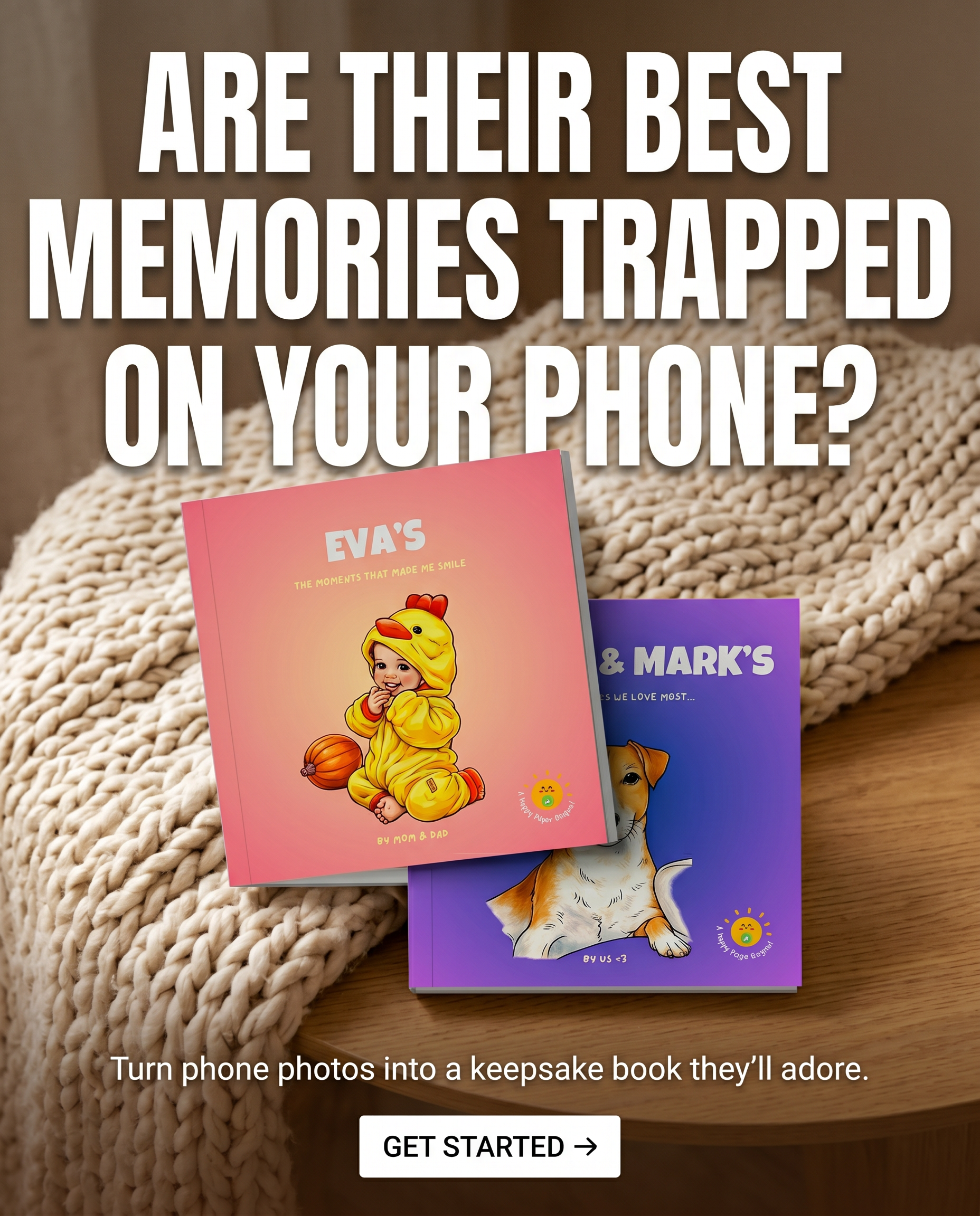 Happy Pages Facebook ad