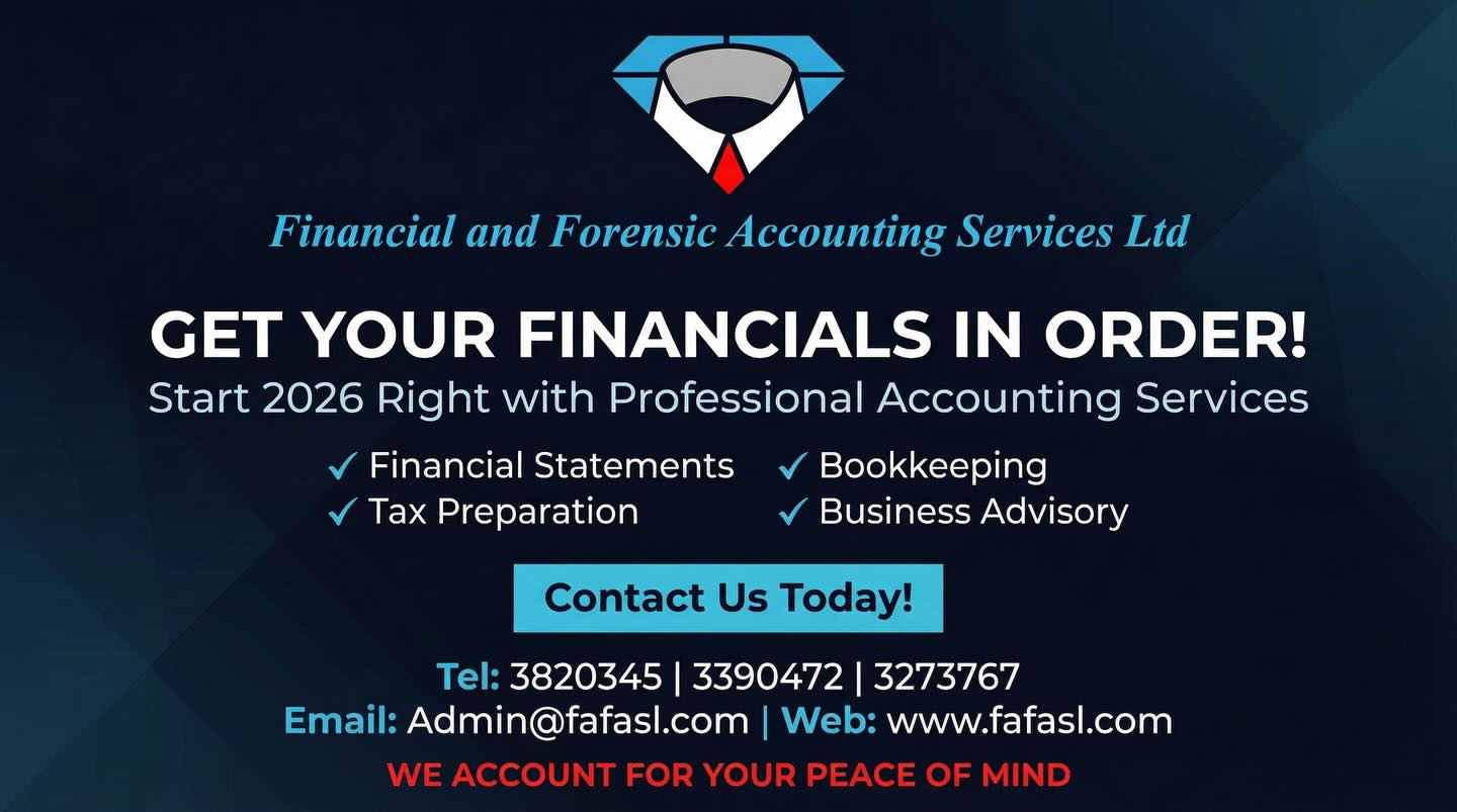 Financial and Forensic Accounting Services Limited Facebook ad