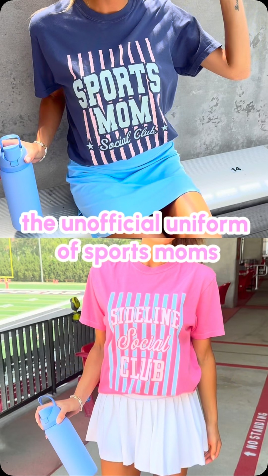 Pink Lily Facebook ad: The unofficial uniform of sports moms is here!