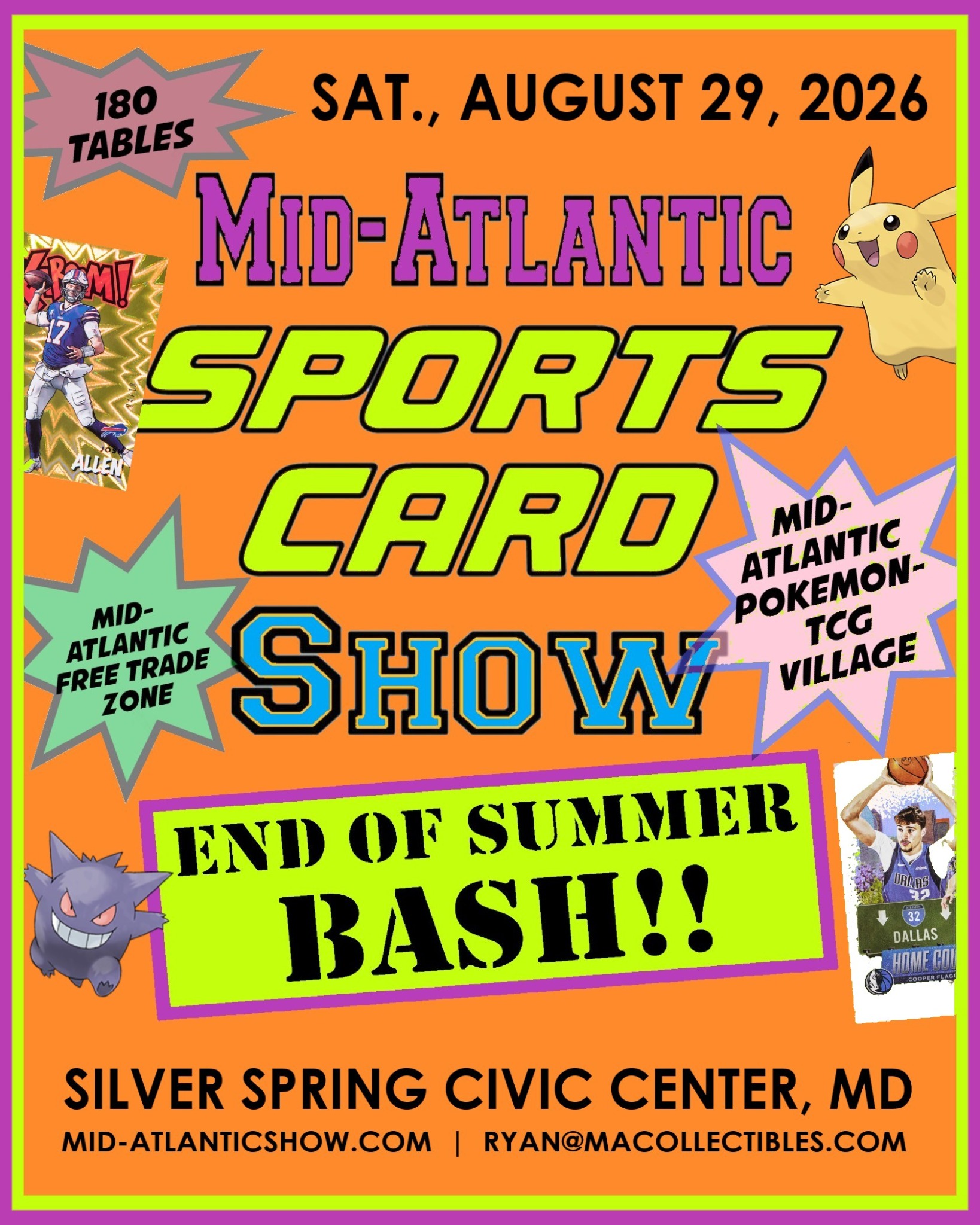 The Mid-Atlantic Sports Collectibles Show Facebook ad