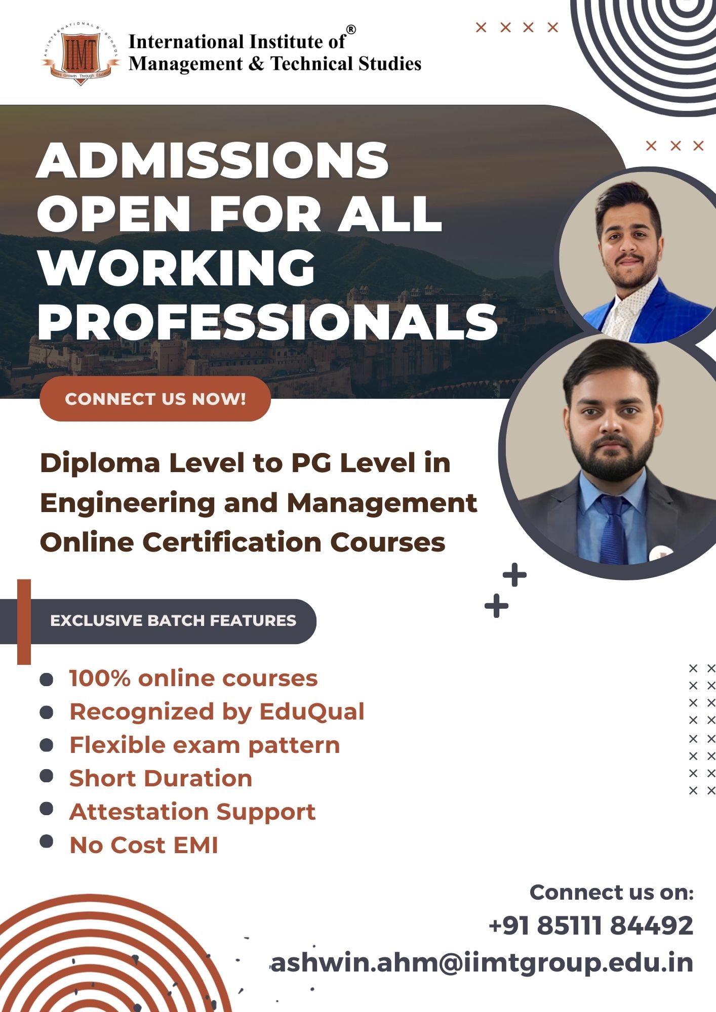 IIMT Studies Facebook ad: Start Your Journey