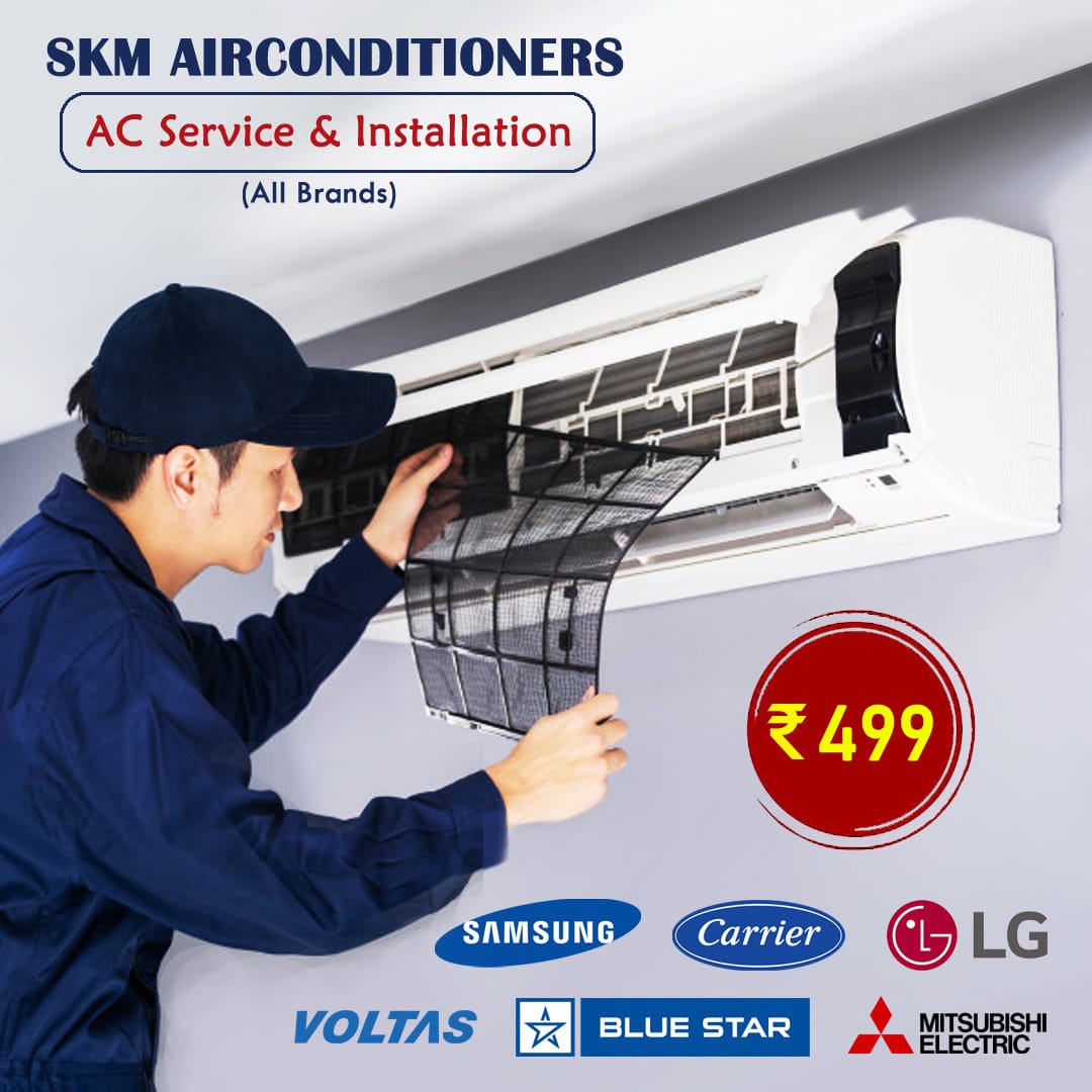 SKM Airconditioners Facebook ad from Jan 30, 2026