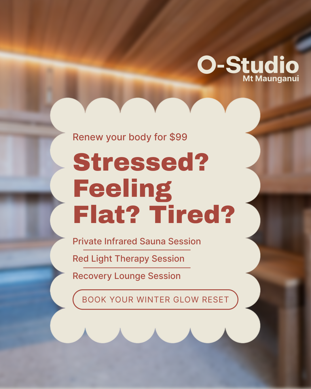 O-Studio The Mount Facebook ad: Feeling flat, tired, or bogged down by the…