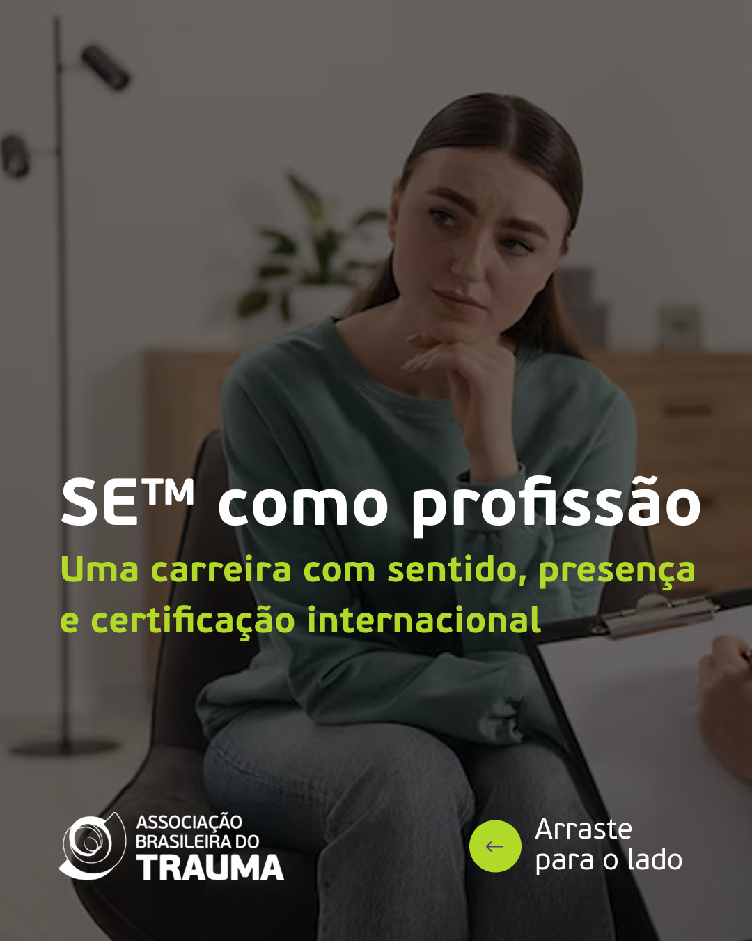 Associação Brasileira do Trauma Facebook ad: Construir uma carreira com Somatic Experiencing (SE )…