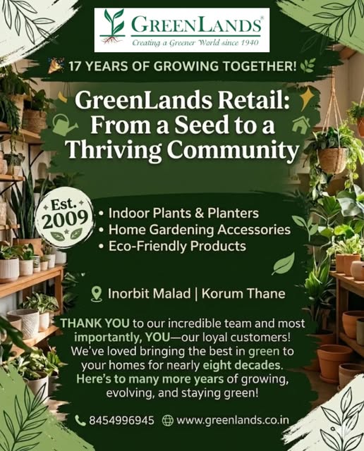GreenLands - Landscape & Horticulture Services Centre Facebook ad: GreenLands - Landscape & Horticulture Services