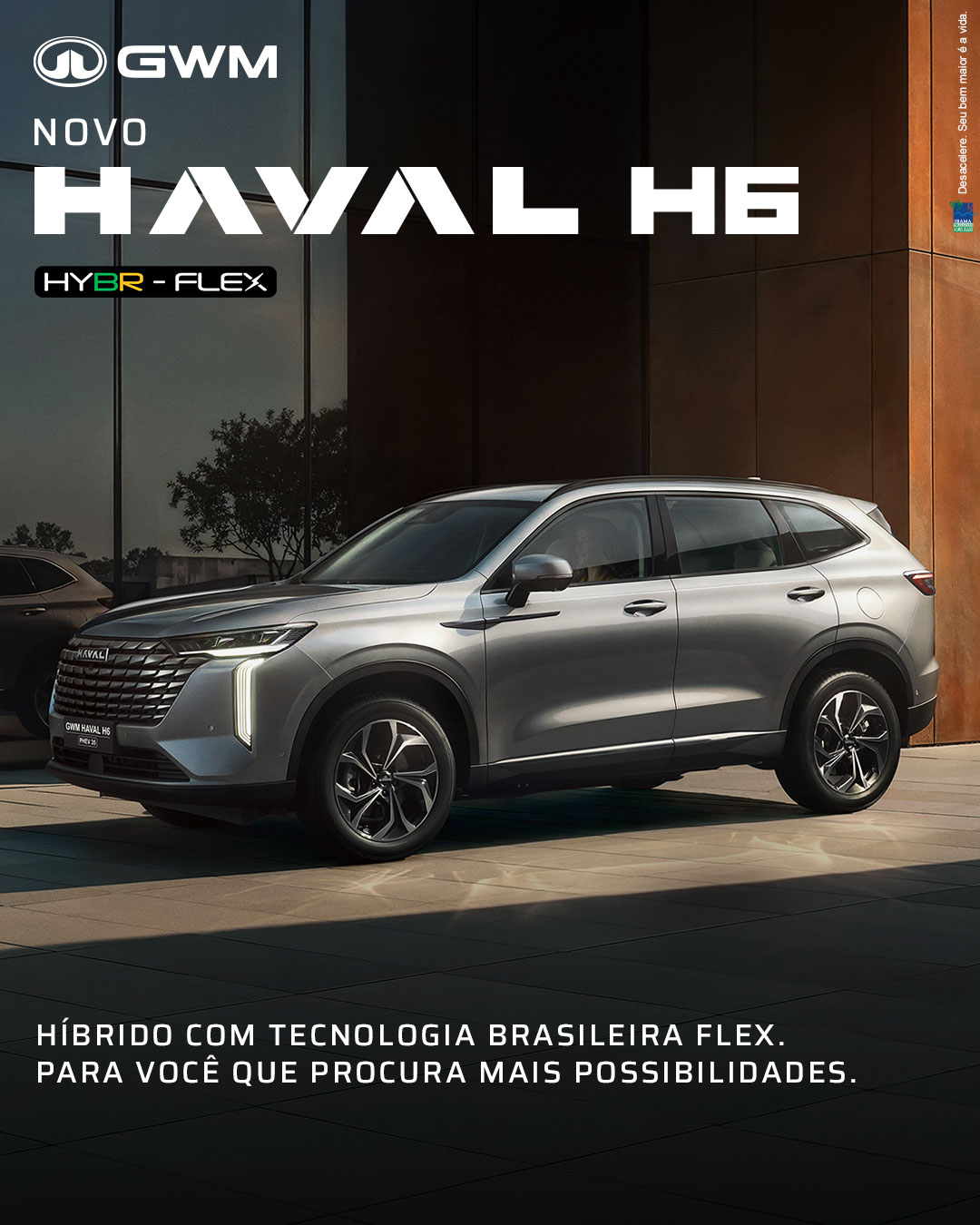 GWM Brasil Facebook ad: O híbrido plug-in flex para quem quer ir…
