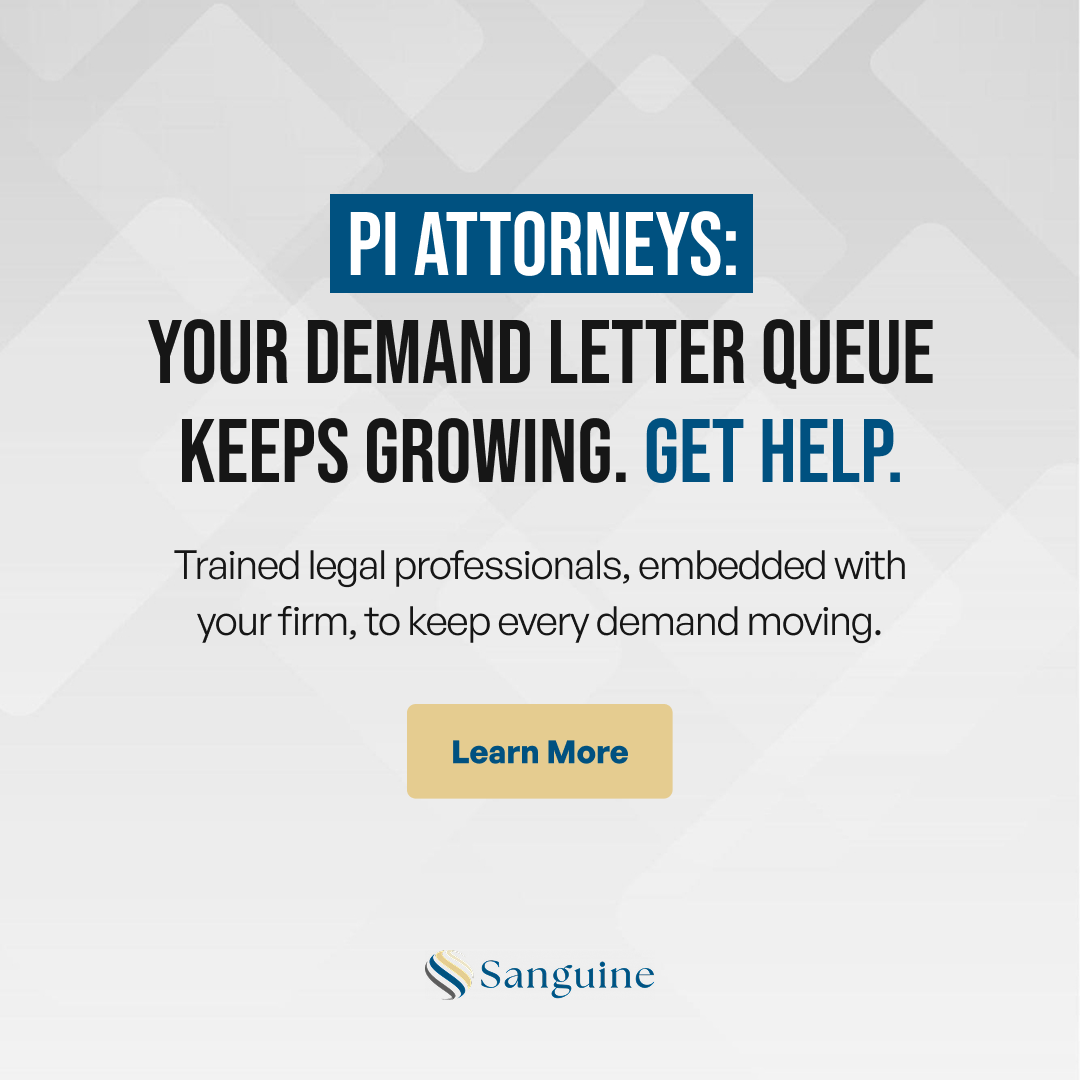 Sanguine Strategic Advisor Facebook ad: Add Trained Legal Support to Your Firm