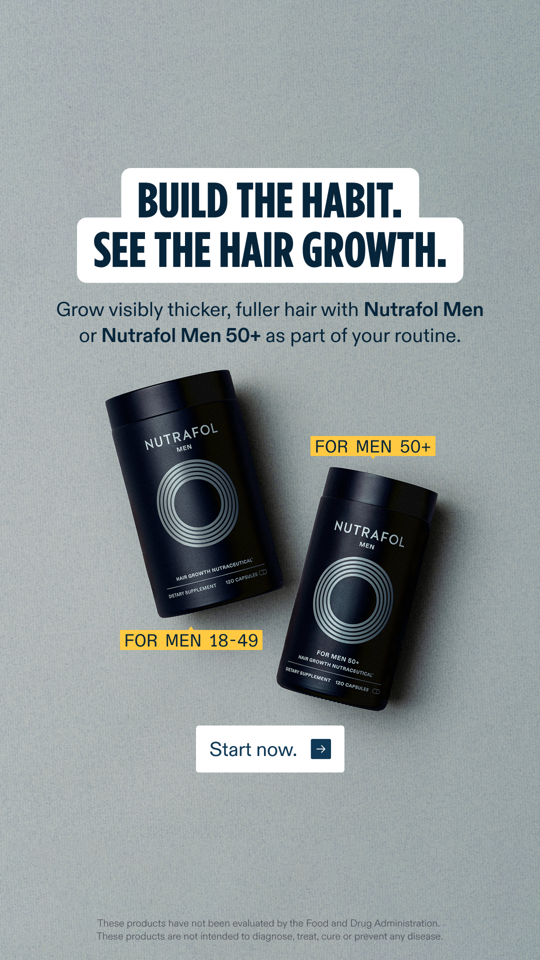Nutrafol Men Facebook ad