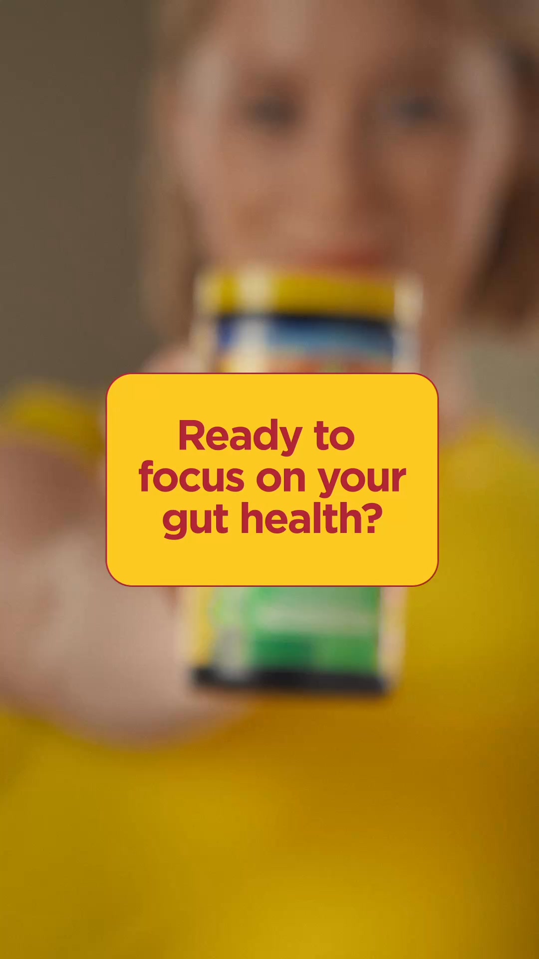 Nature Made Facebook ad: Take charge of your gut.†