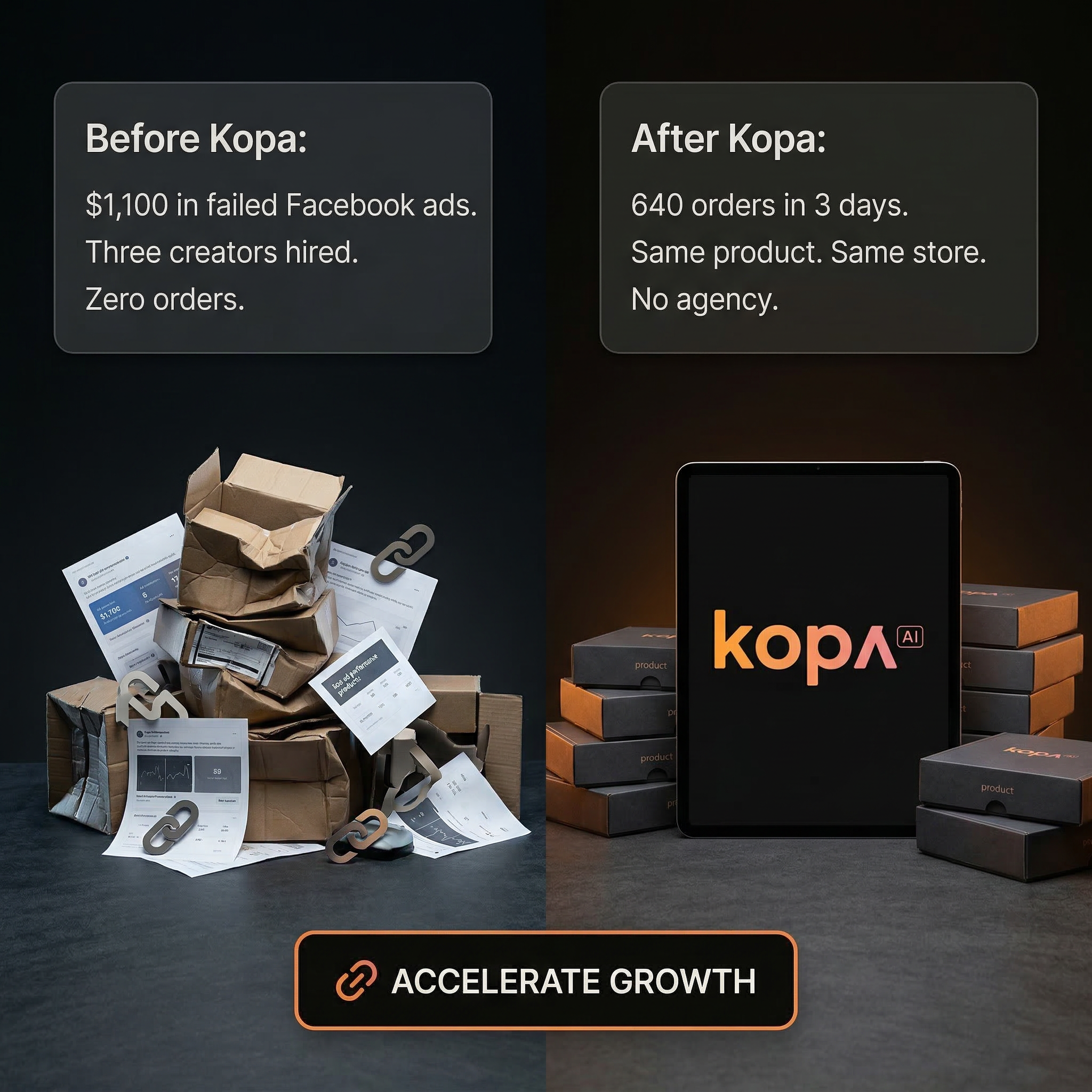 kopa.ai Facebook ad