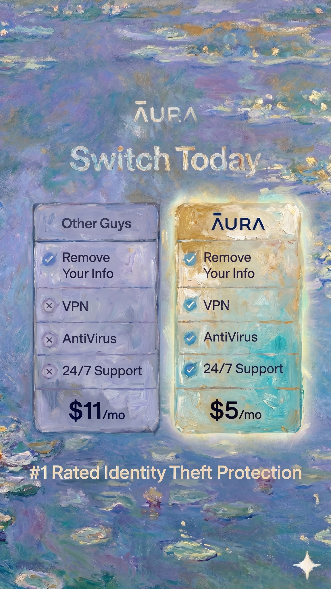 Aura Company Facebook ad