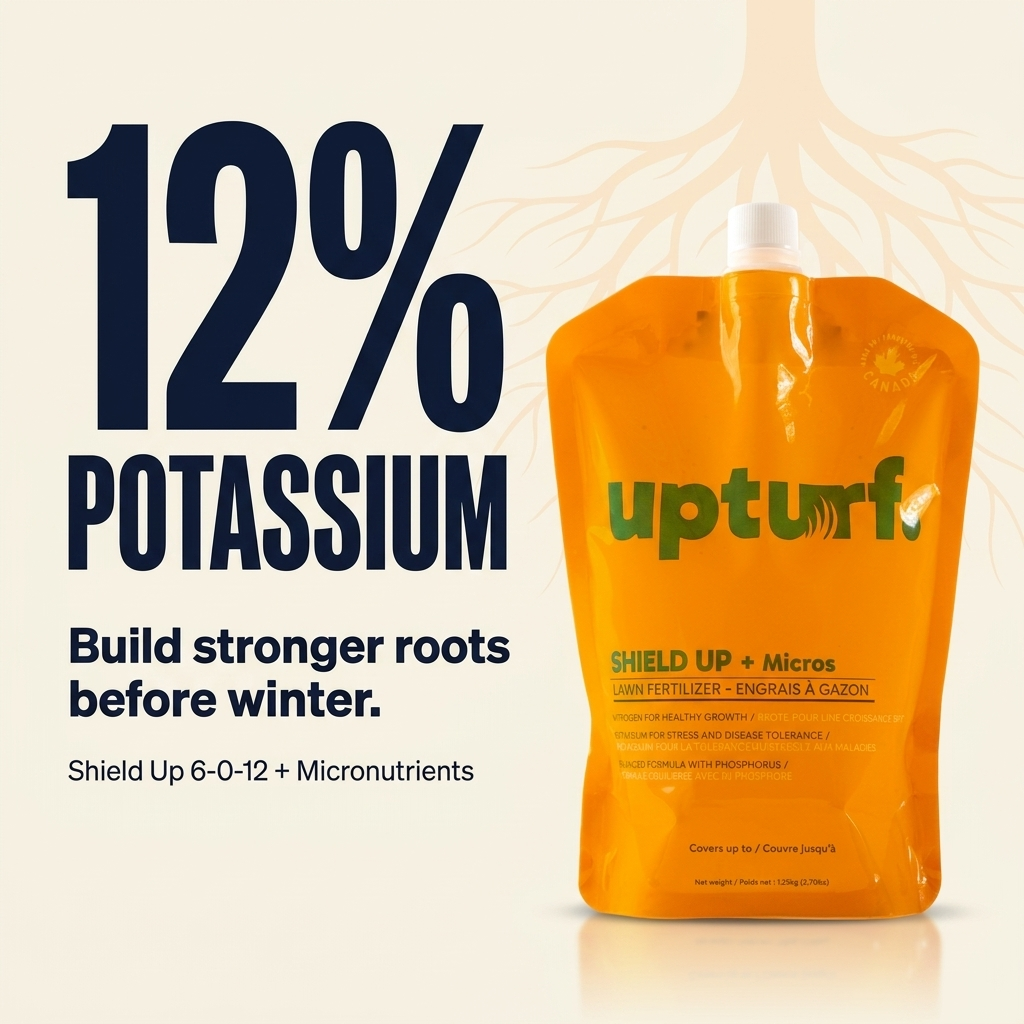 Upturf Facebook ad: YOUR LAWN’S LAST FEED BEFORE WINTER