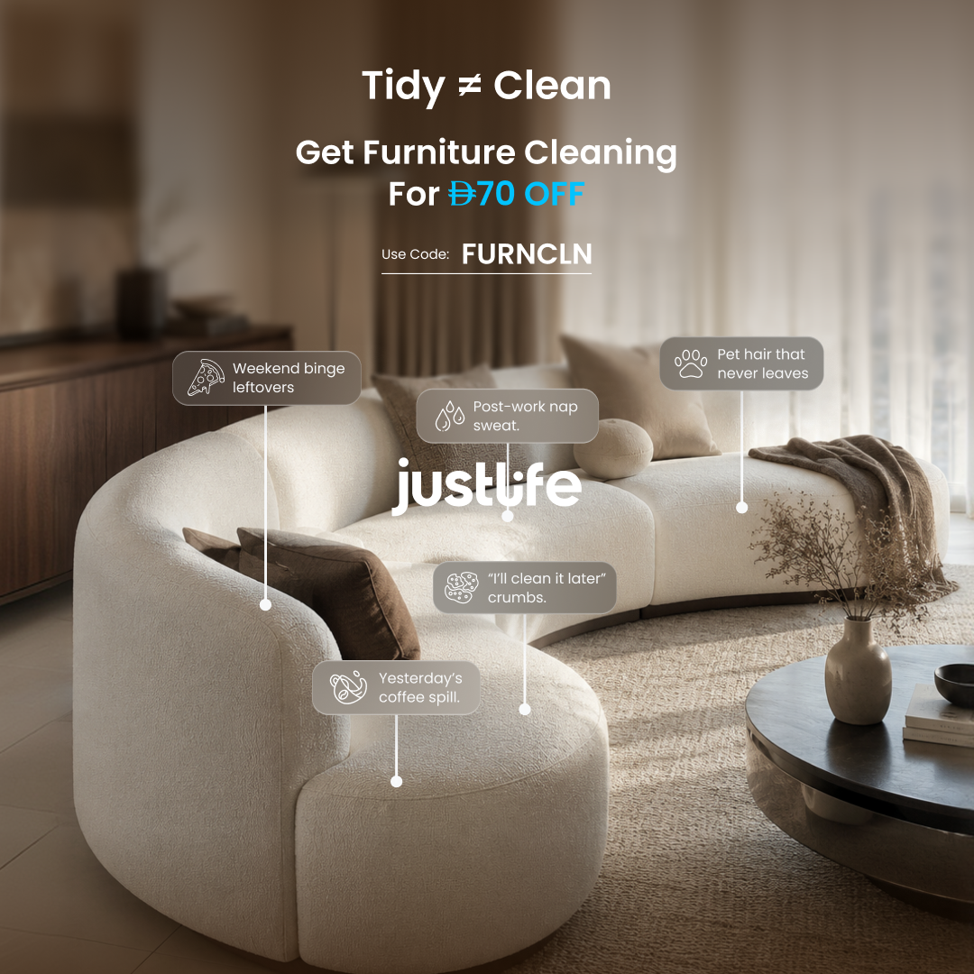 Justlife UAE Facebook ad
