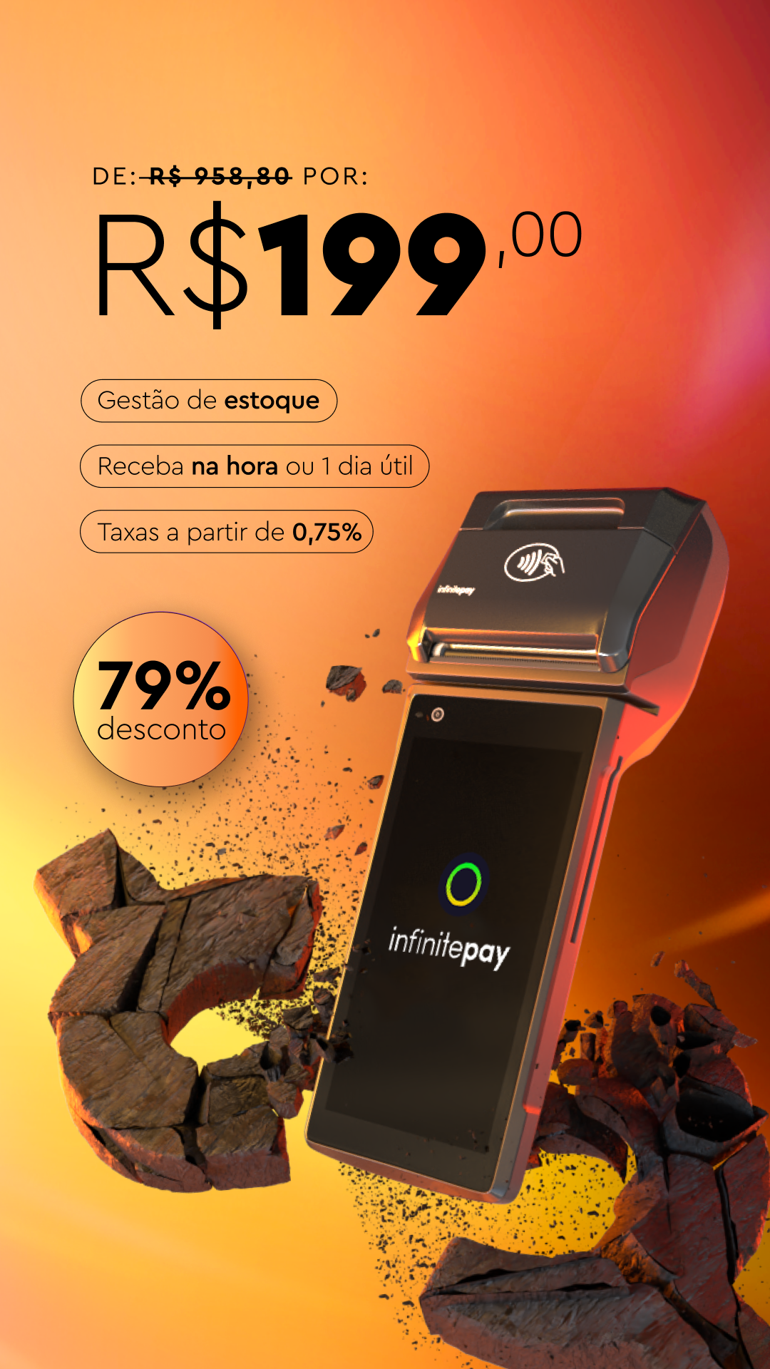 InfinitePay Facebook ad