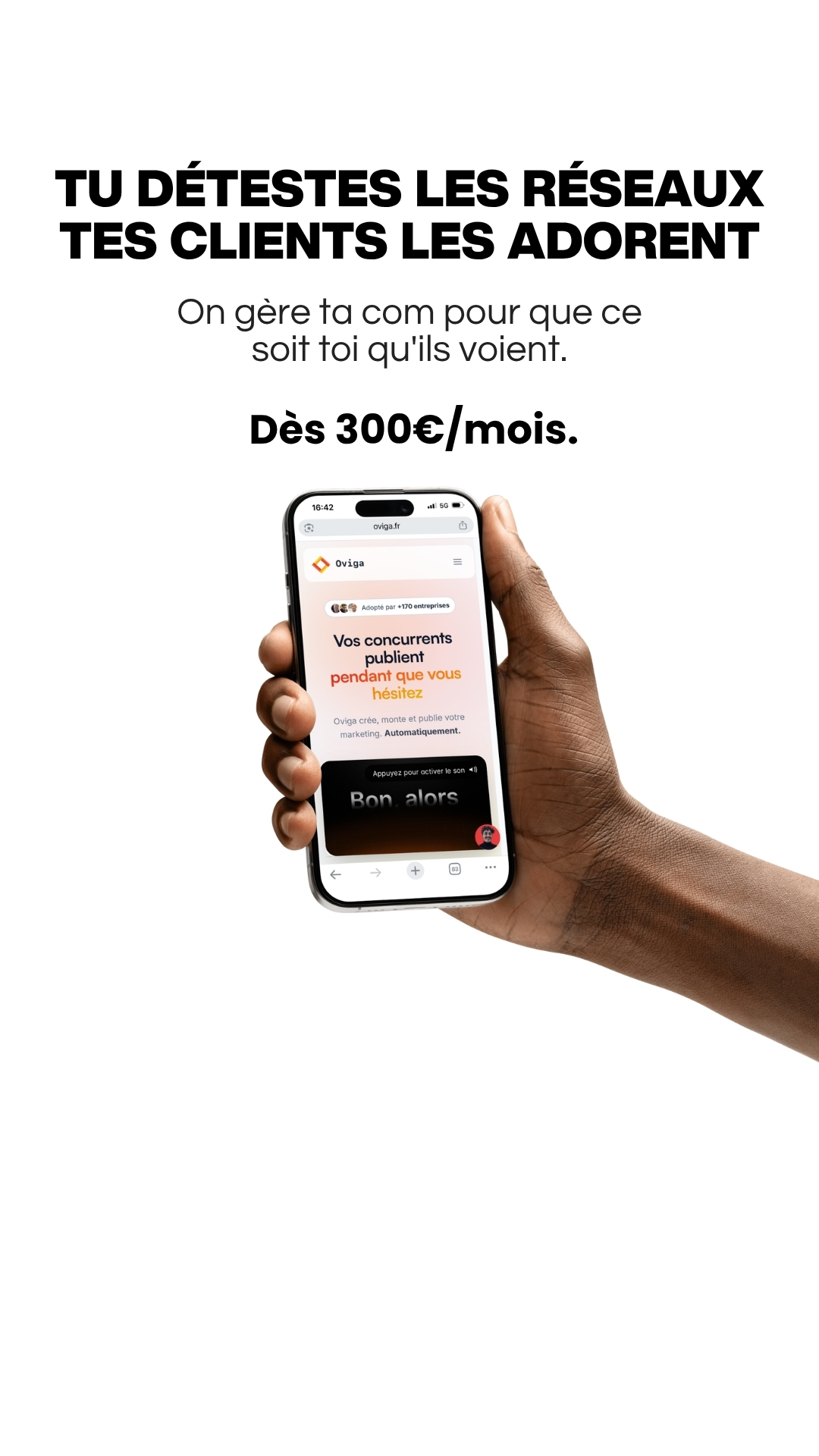 Oviga Facebook ad from May 27, 2026