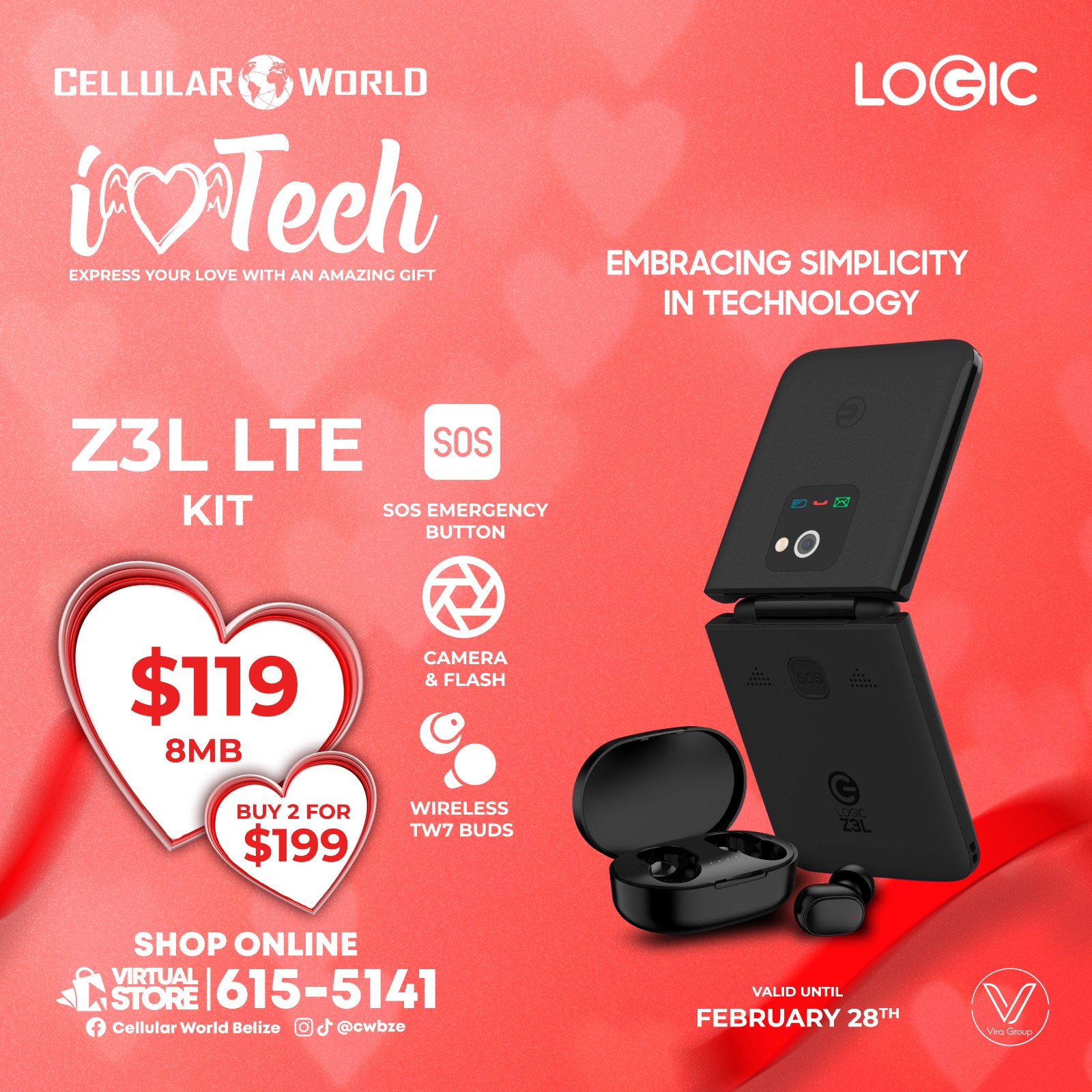 Cellular World Belize Facebook ad