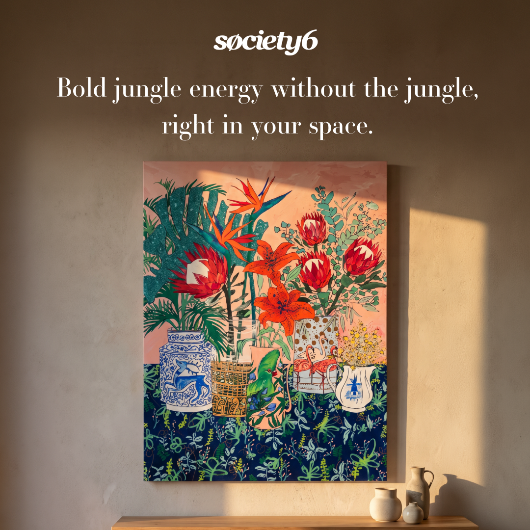 Society6 Facebook ad: Bold Statement For Any Wall