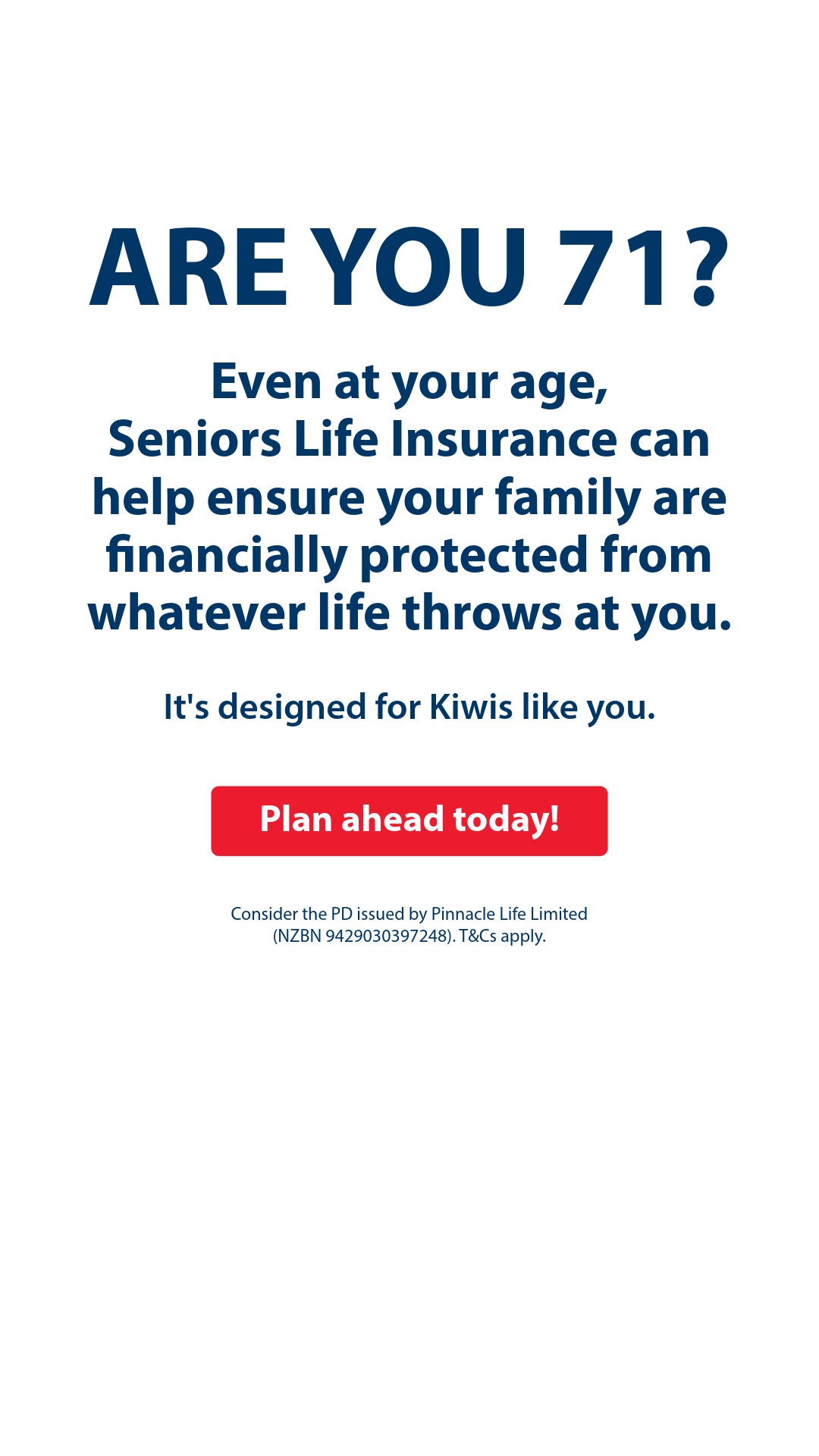New Zealand Seniors Life Facebook ad