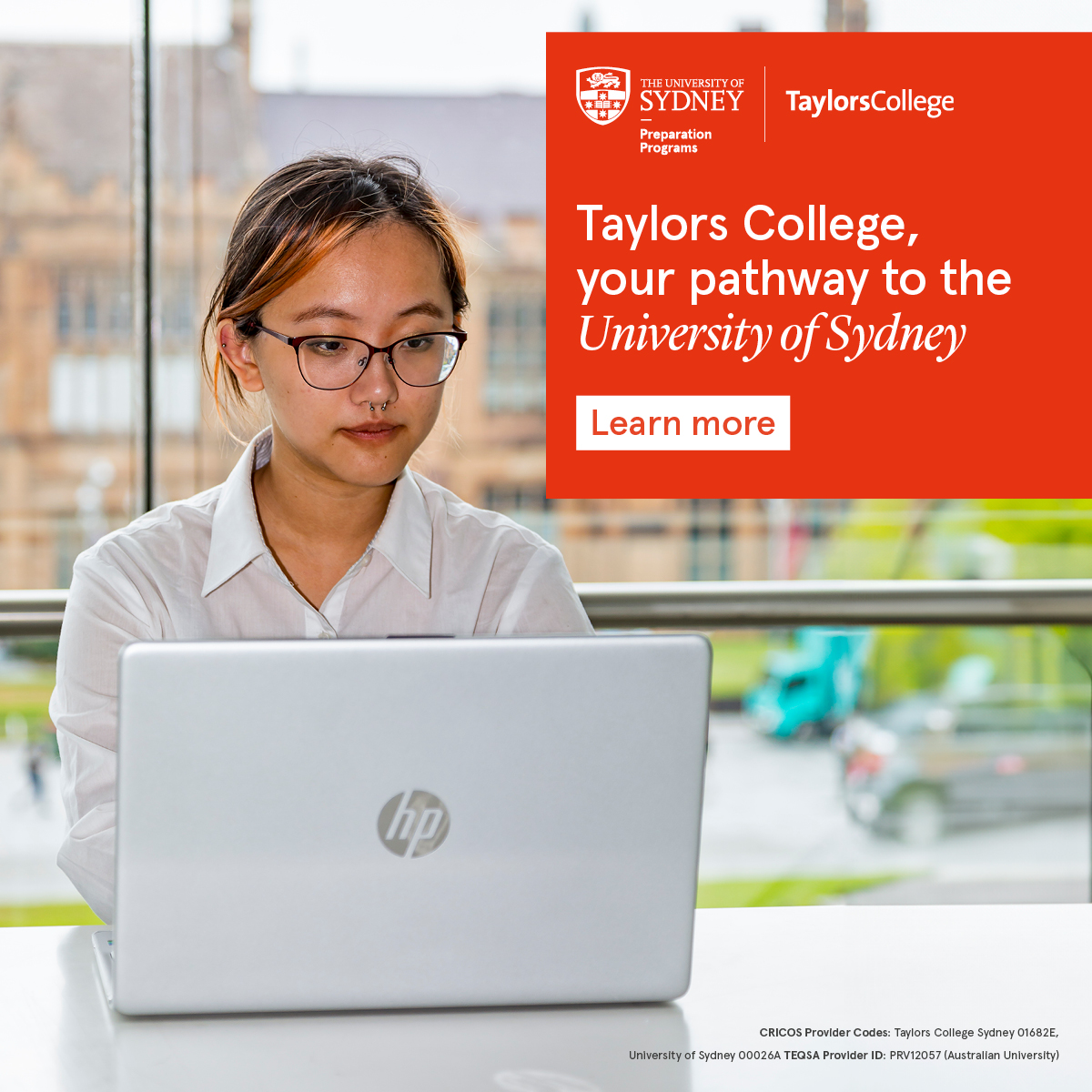 Taylors College Sydney Facebook ad