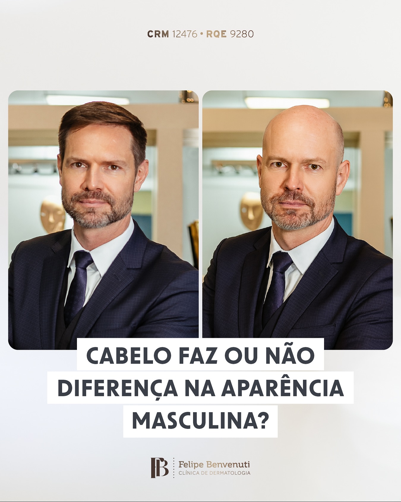 Dr. Felipe Benvenuti Facebook ad: A queda de cabelo não precisa chegar a…