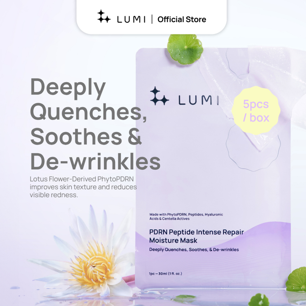 Lumi beauty Facebook ad: Firm, hydrate, and glow again The Ageless PDRN…