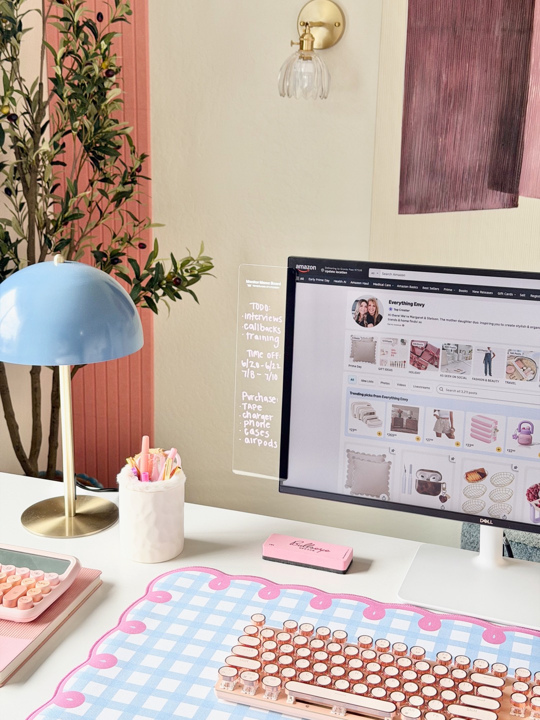 Everything Envy Facebook ad: The little desk hack for staying on top…