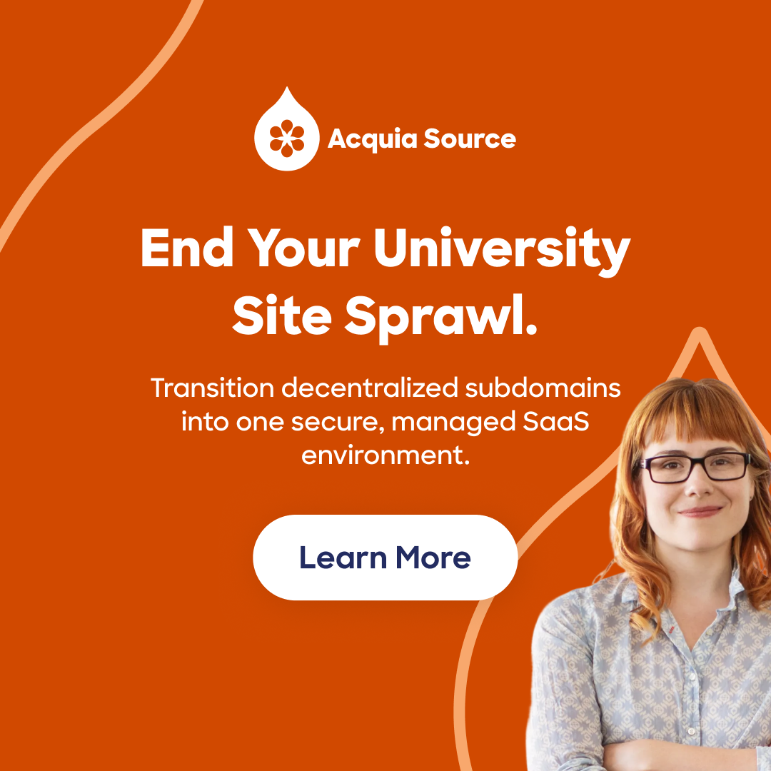 Acquia Facebook ad