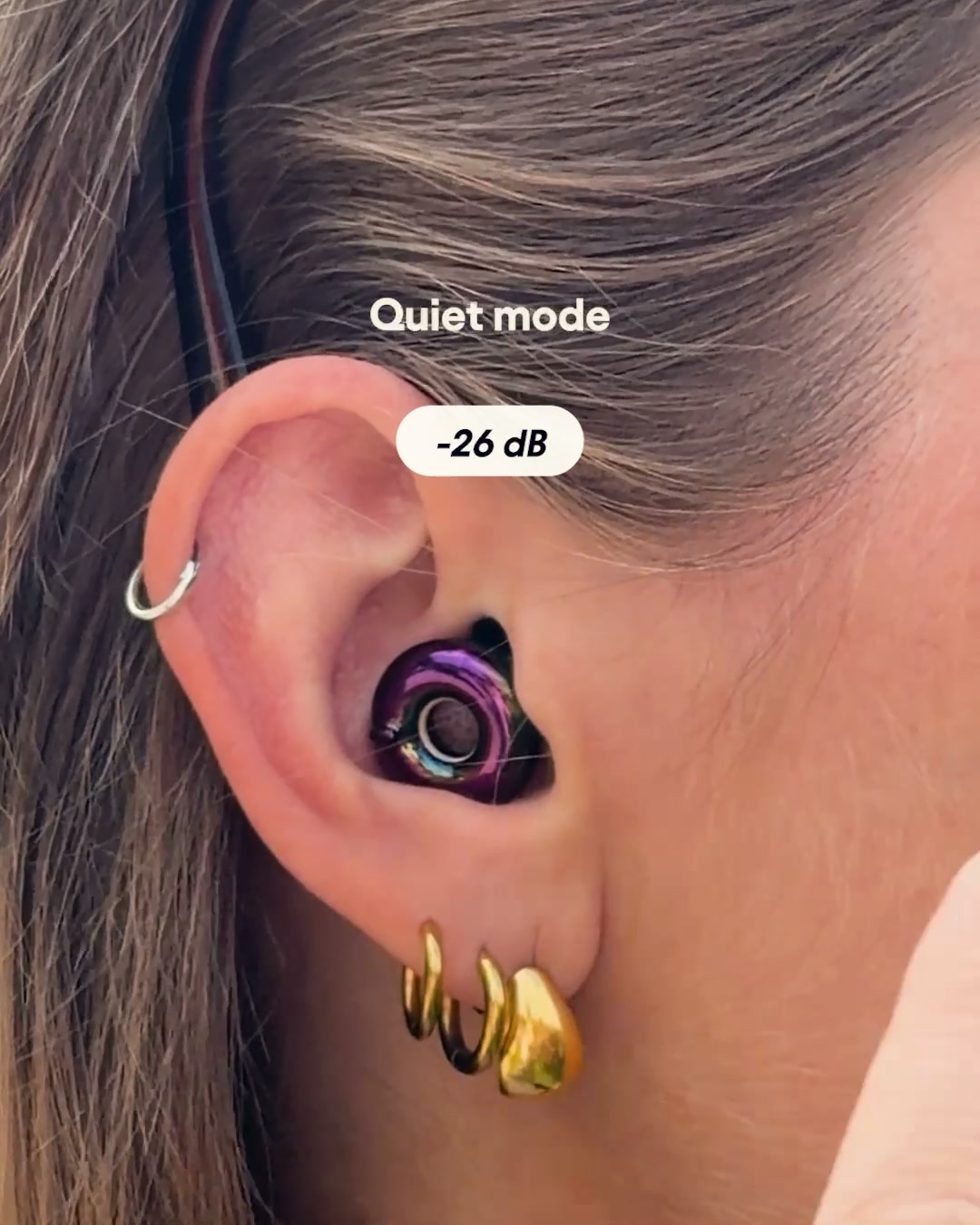 Loop Facebook ad: Earplugs worth showing off