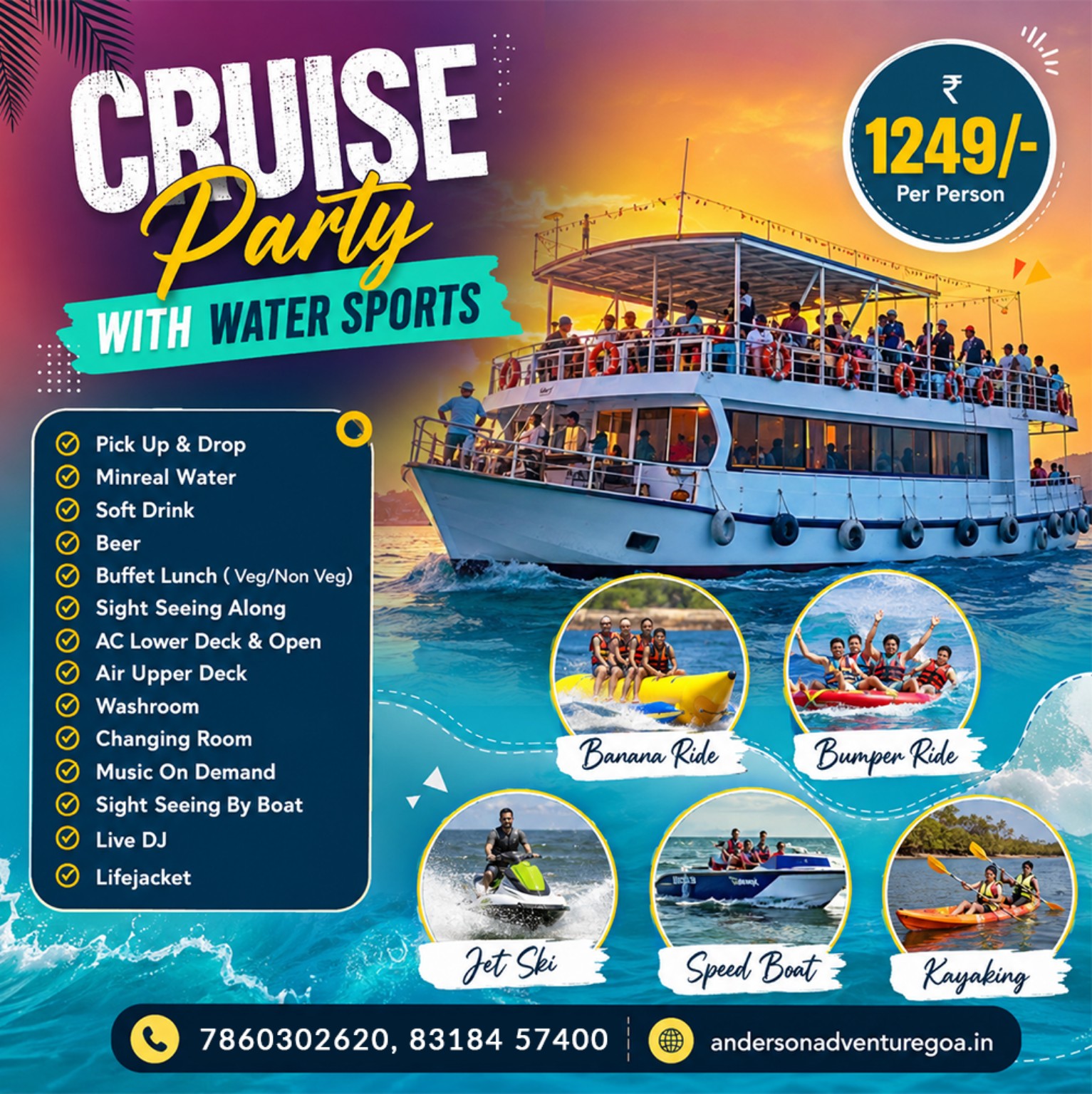 Anderson Adventure goa Facebook ad