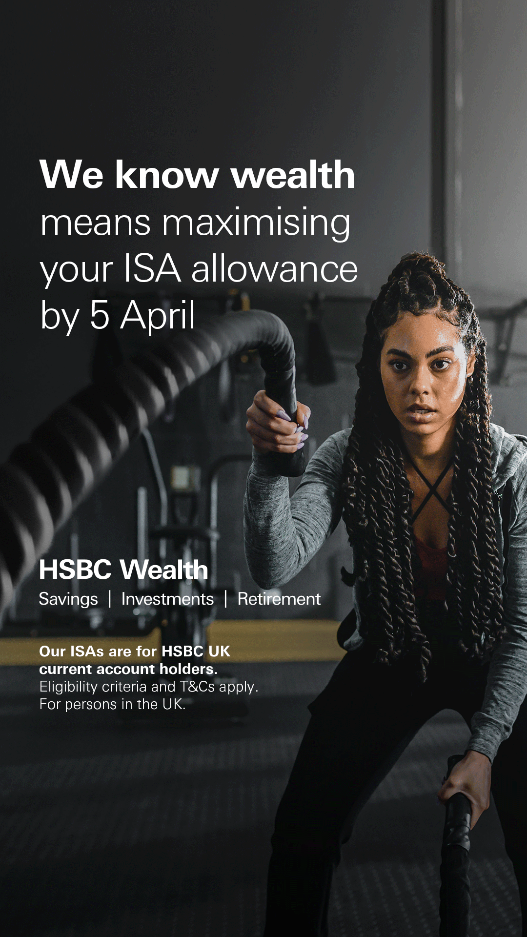 HSBC Facebook ad