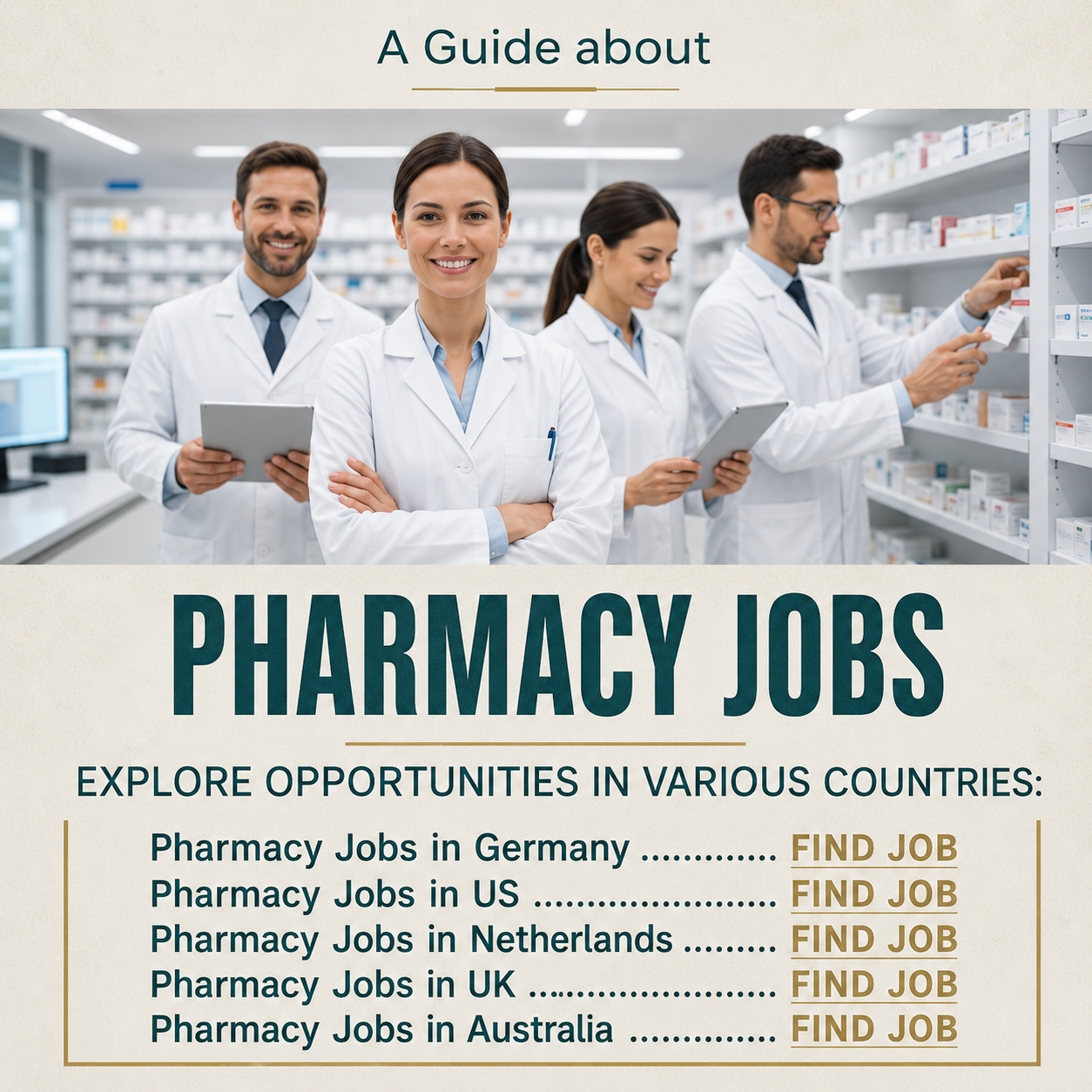 Job Center Facebook ad: Pharmacy Work Opportunities