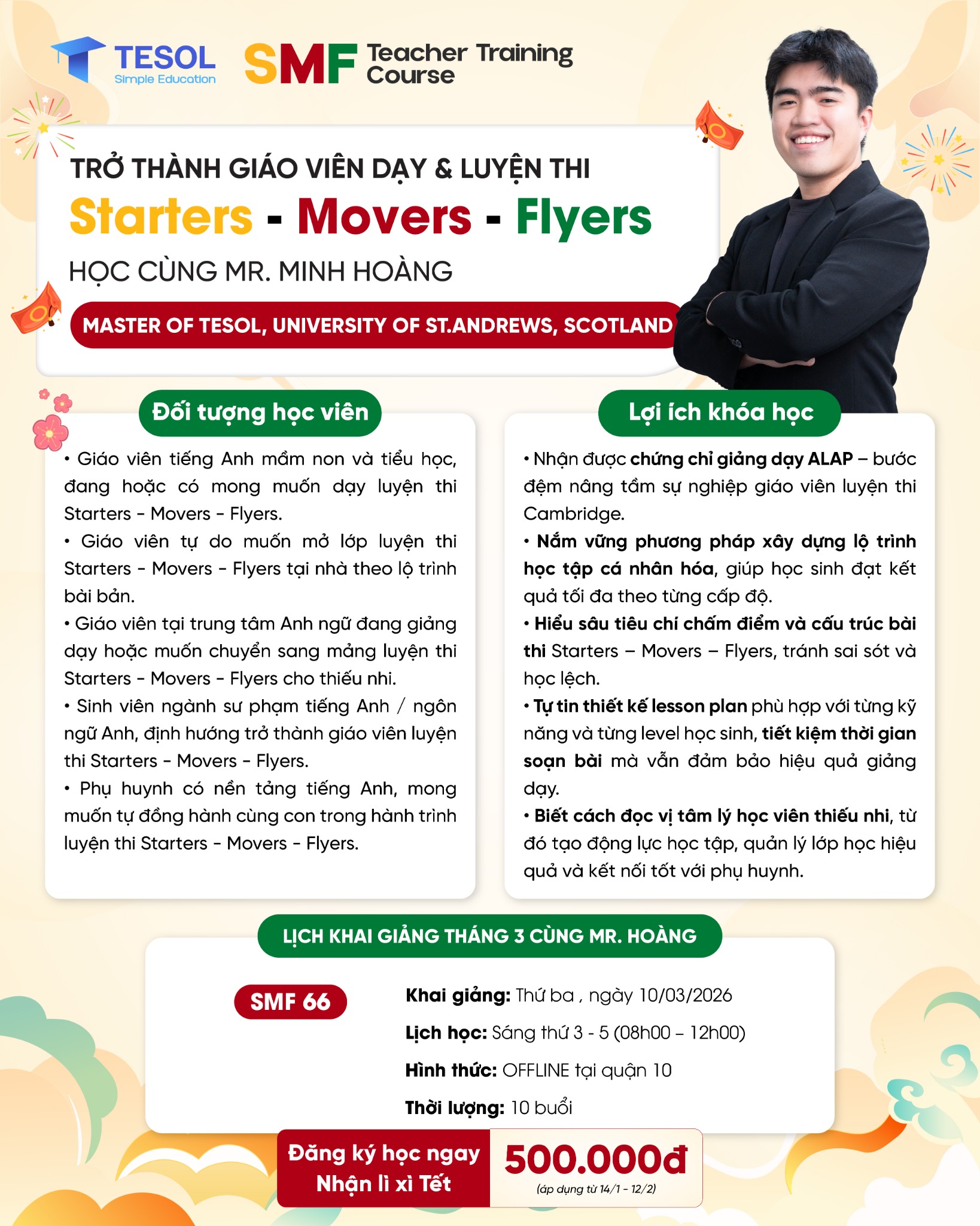 TSE - Đào tạo giáo viên Starters, Movers, Flyers Facebook ad