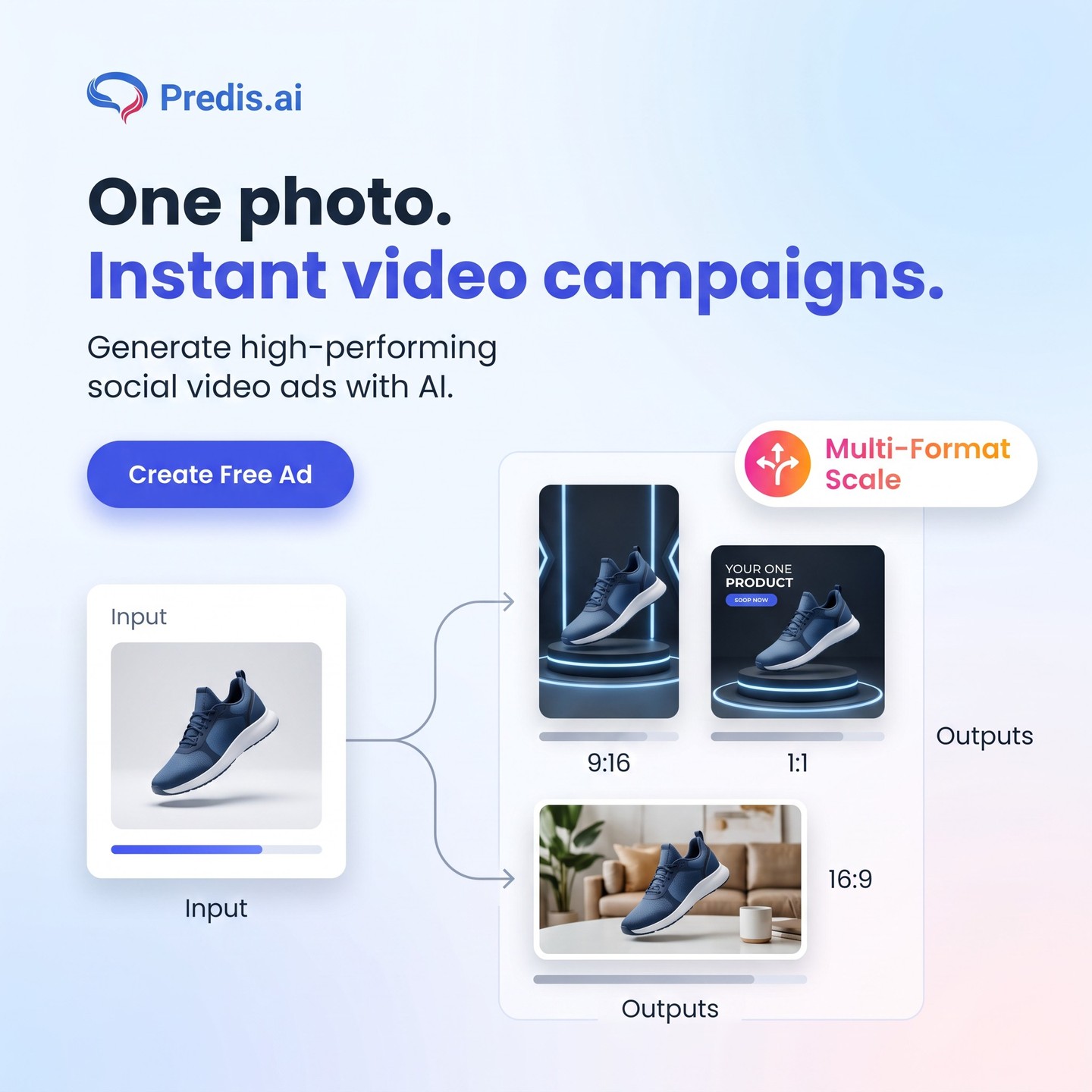 Predis.ai Facebook ad