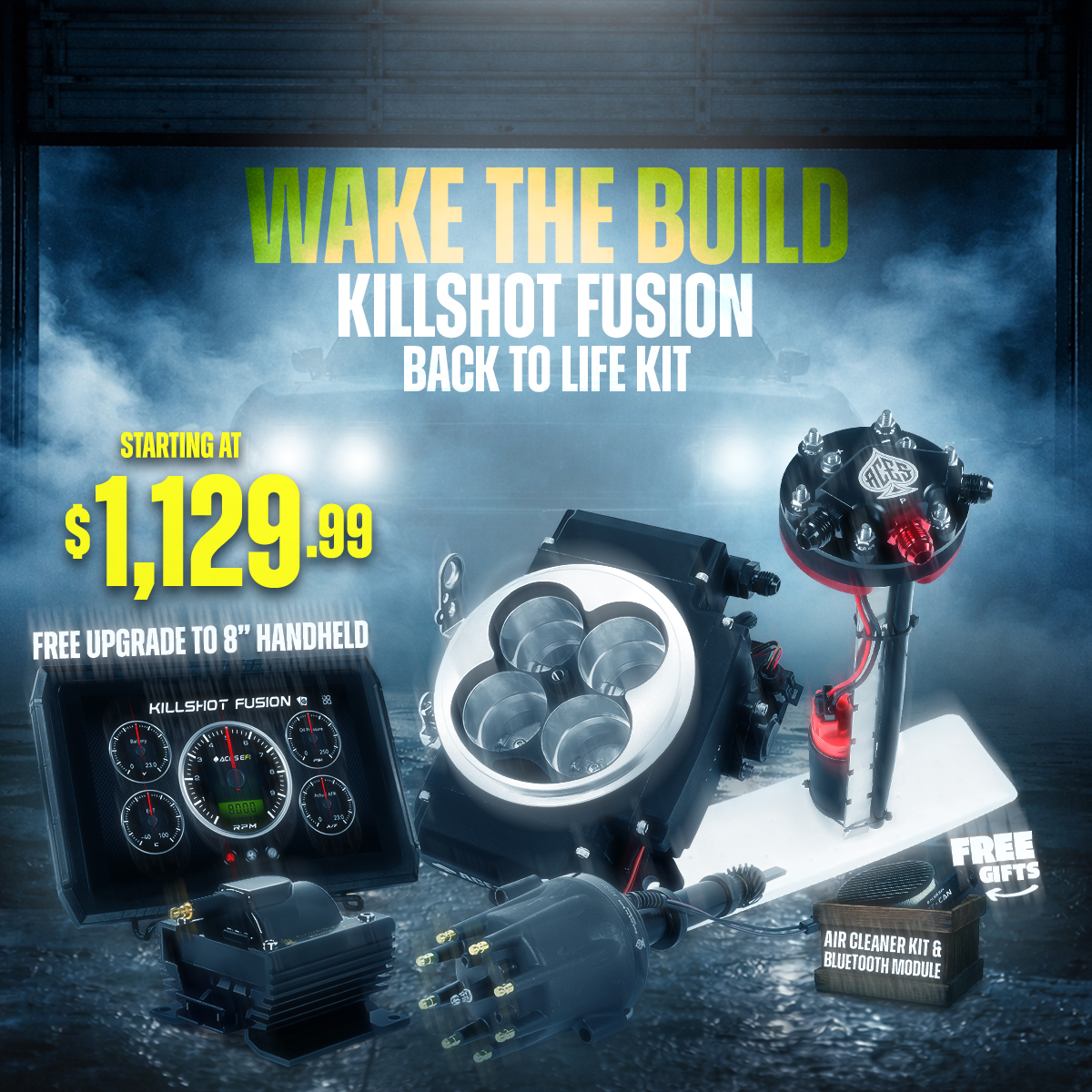 ACES Fuel Injection Facebook ad: Free 8 Screen Upgrade