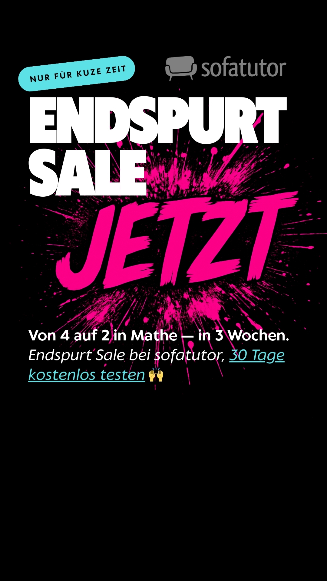 sofatutor Facebook ad