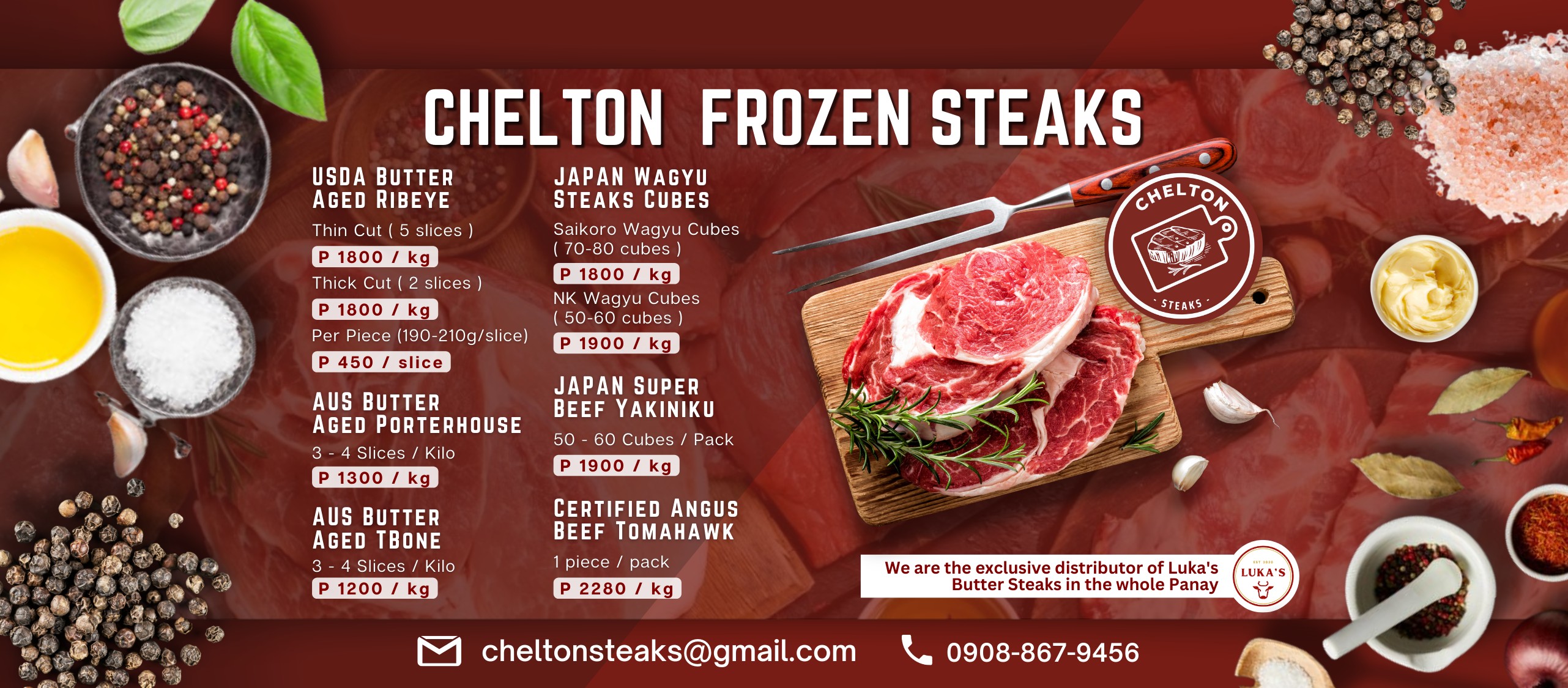 Chelton Steaks Iloilo Facebook ad: Chelton Steaks is where you can find Iloilo's…