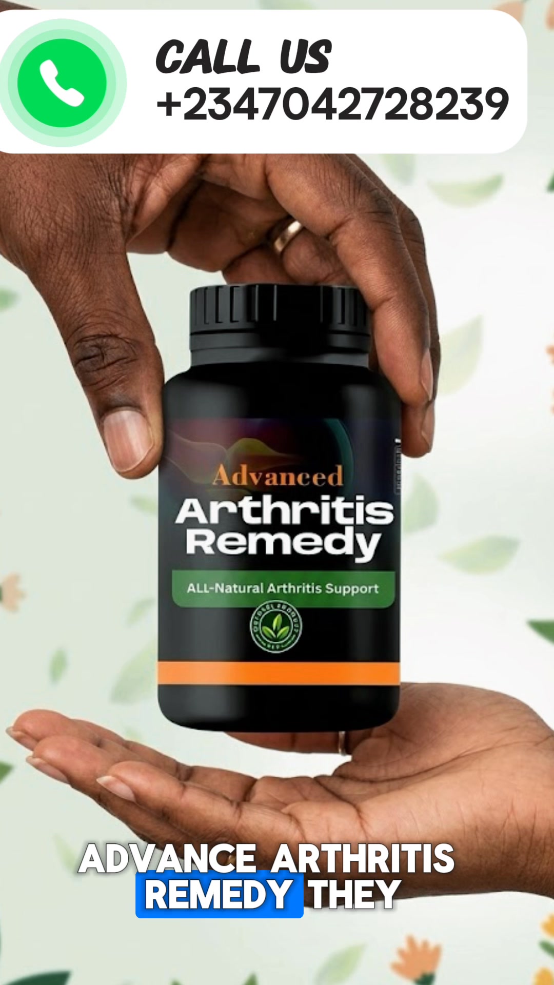 Nature Solution Facebook ad: Tired of Joint and Bone Pain?