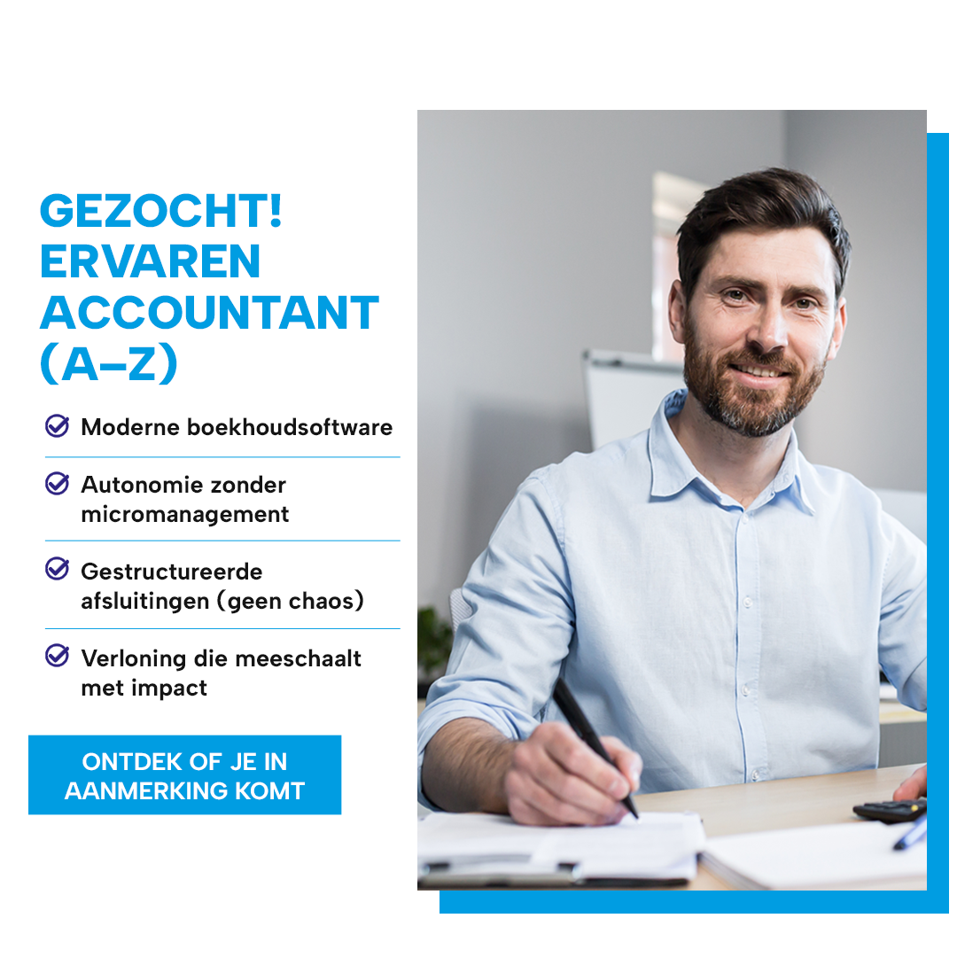 Fiscaquest Facebook ad: Gezocht! Ervaren Accountants