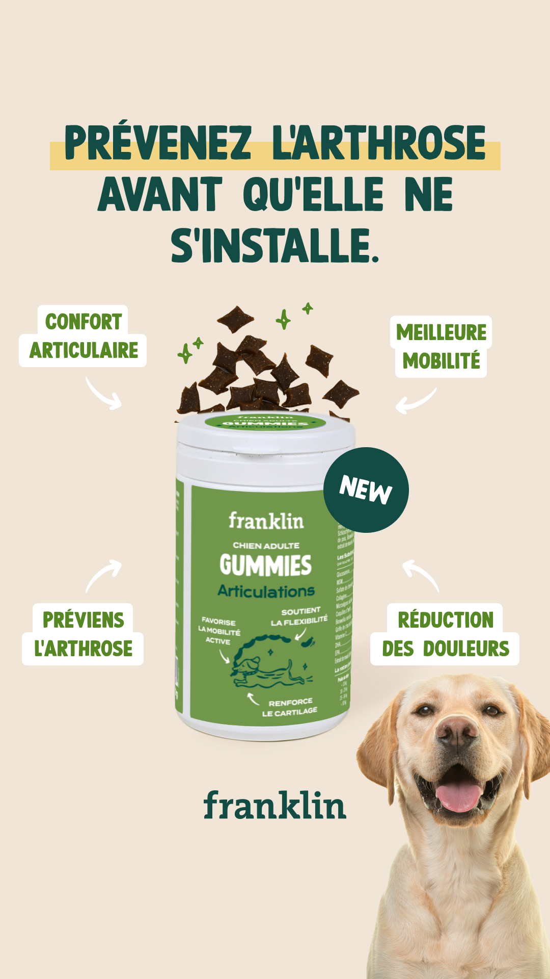 Franklin Pet Food Facebook ad