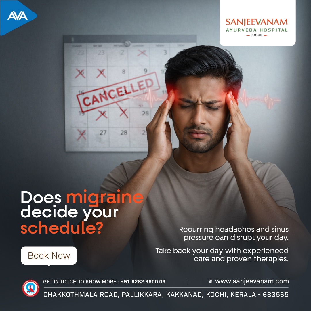 Sanjeevanam Ayurveda Hospital Facebook ad from Feb 22, 2026