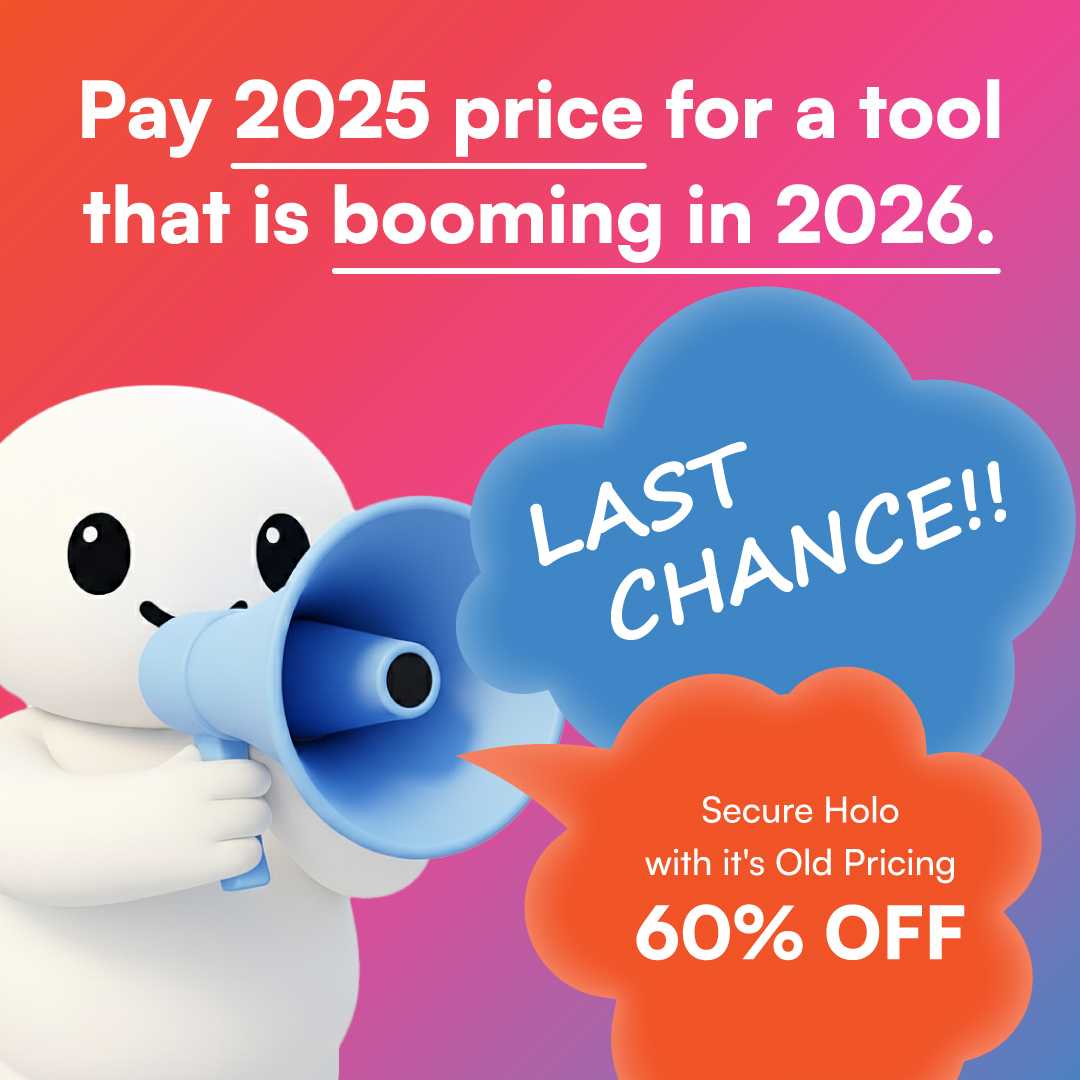 Holo Facebook ad