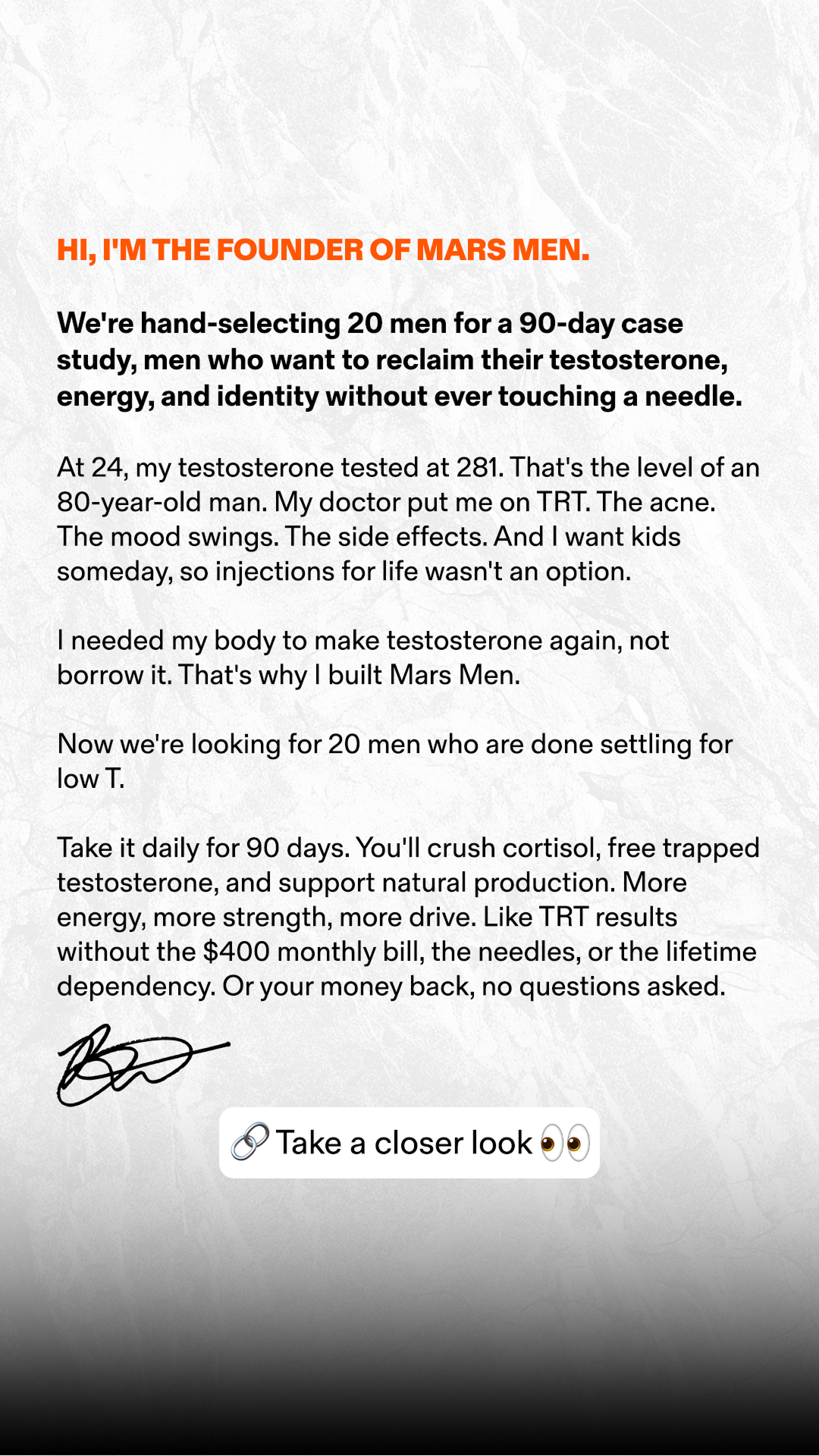 Benjamin Smith Facebook ad