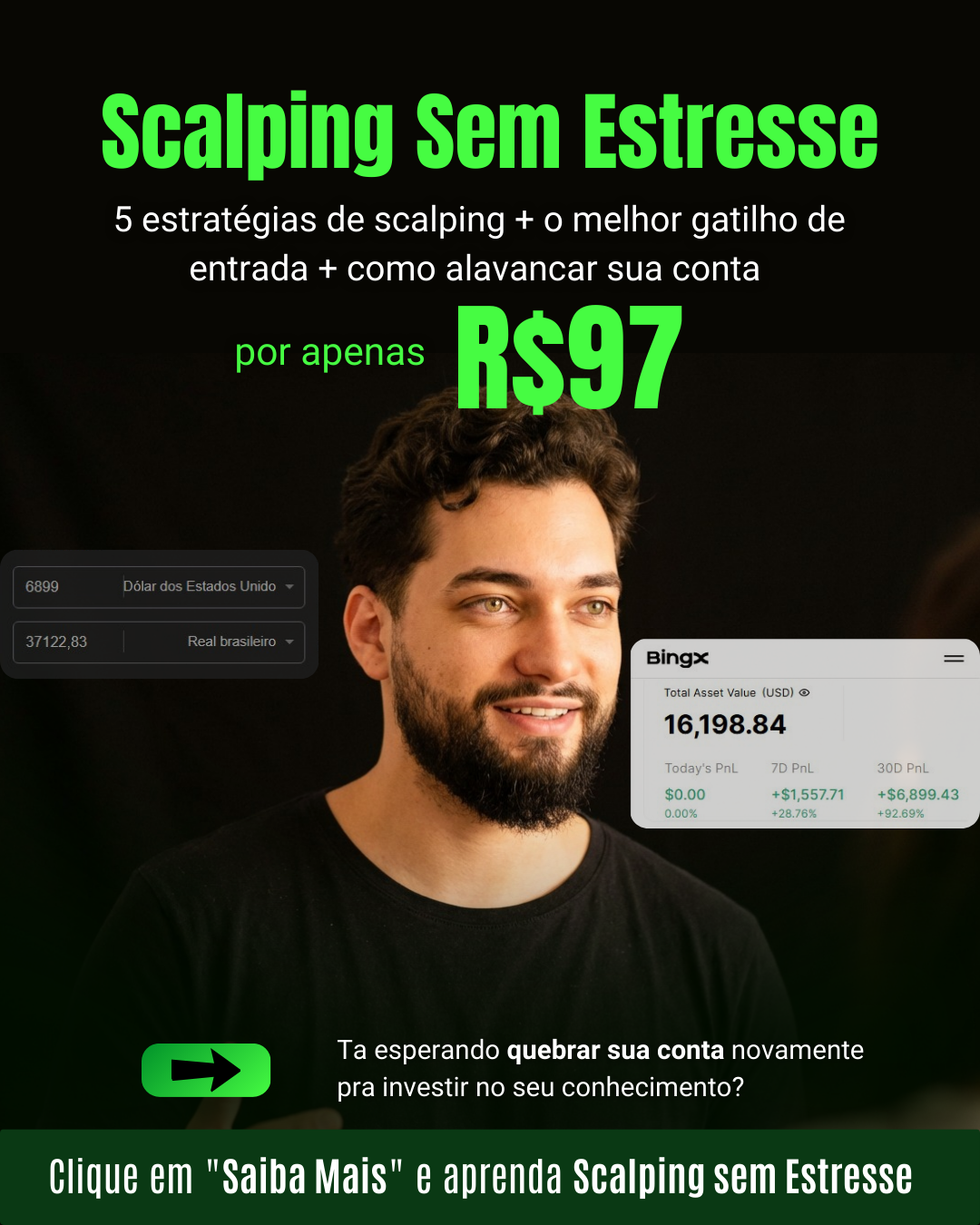 Trading Academy BR Facebook ad: Scalping de Verdade: O Método Simples Pra Você Parar de…