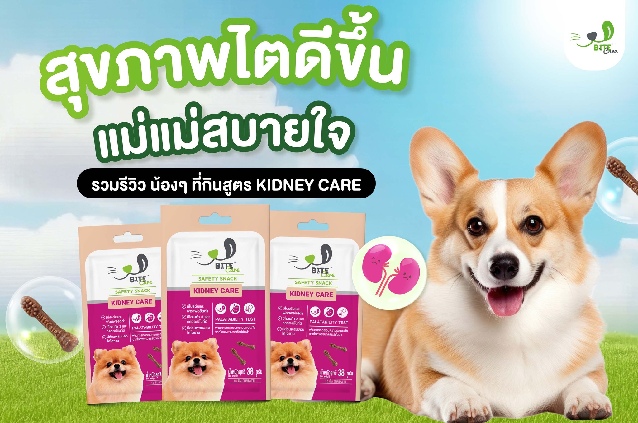 Bitecare ขนมสุขภาพสำหรับหมาแมว Facebook ad