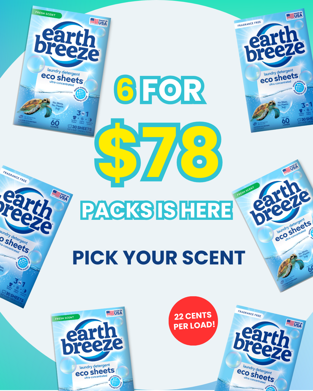 Earth Breeze Facebook ad
