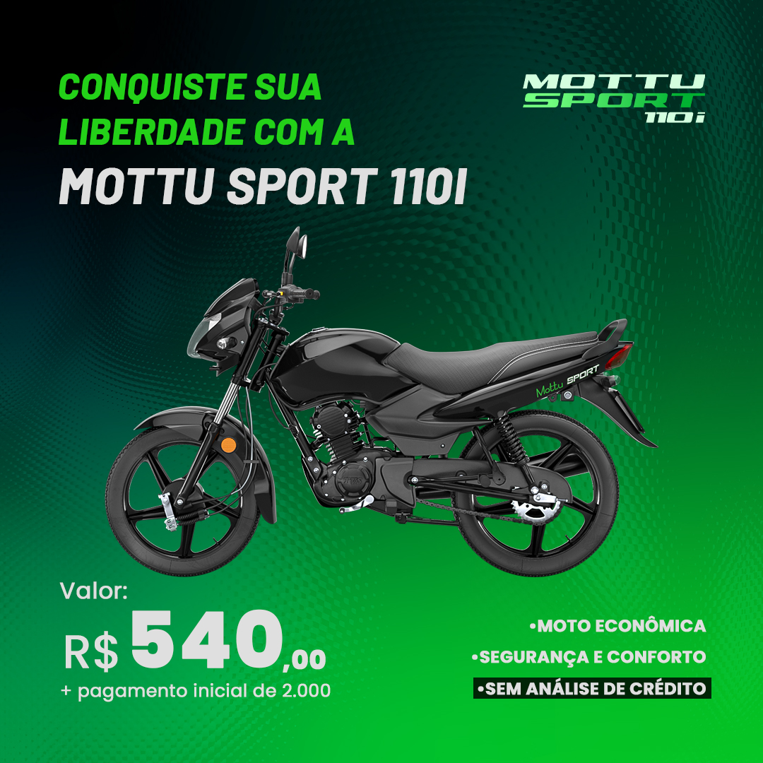 Mottu Facebook ad: Leve a moto mais econômica para casa com condições de…
