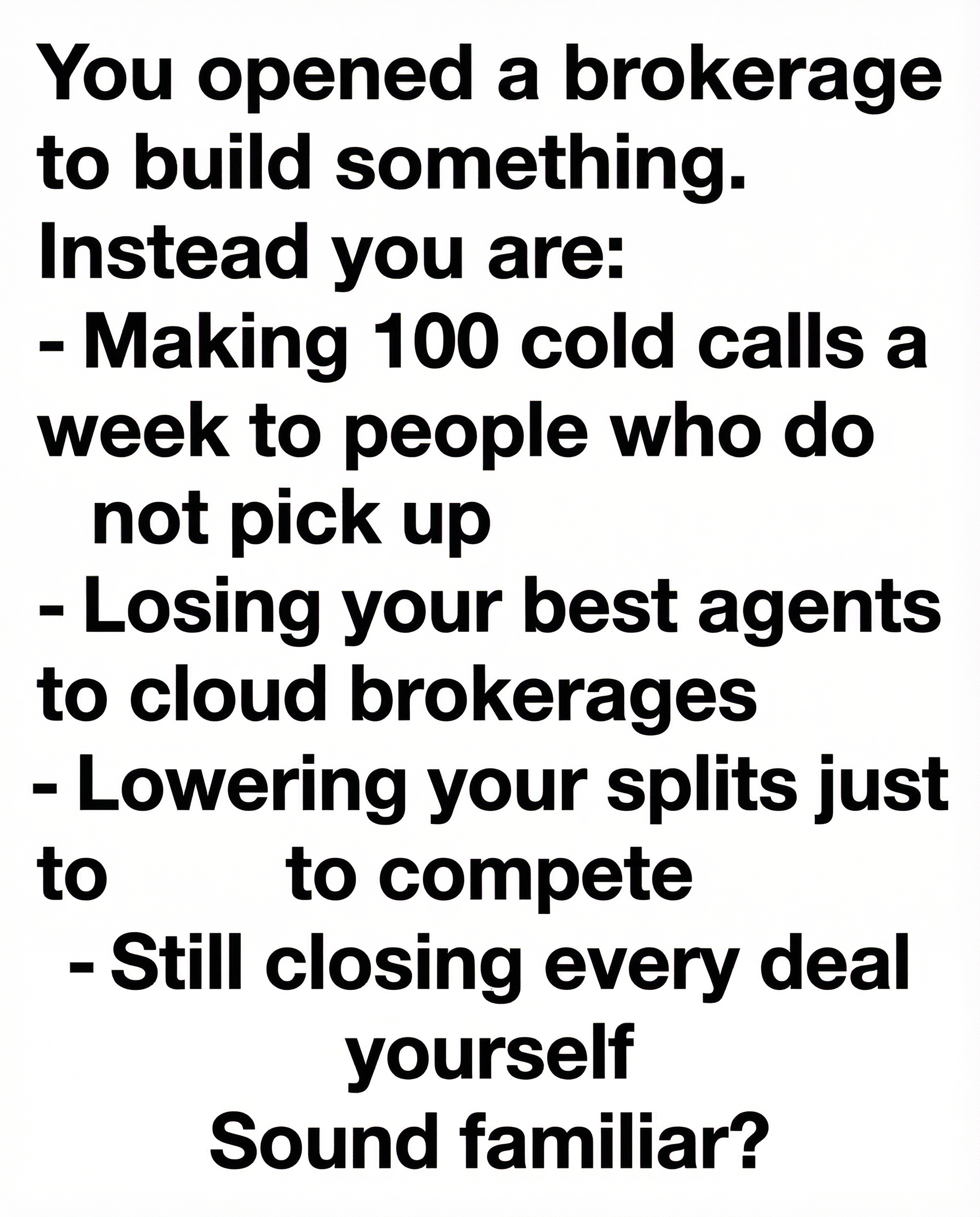 Agentattraction.io Facebook ad: Real Estate Brokers, This is For You