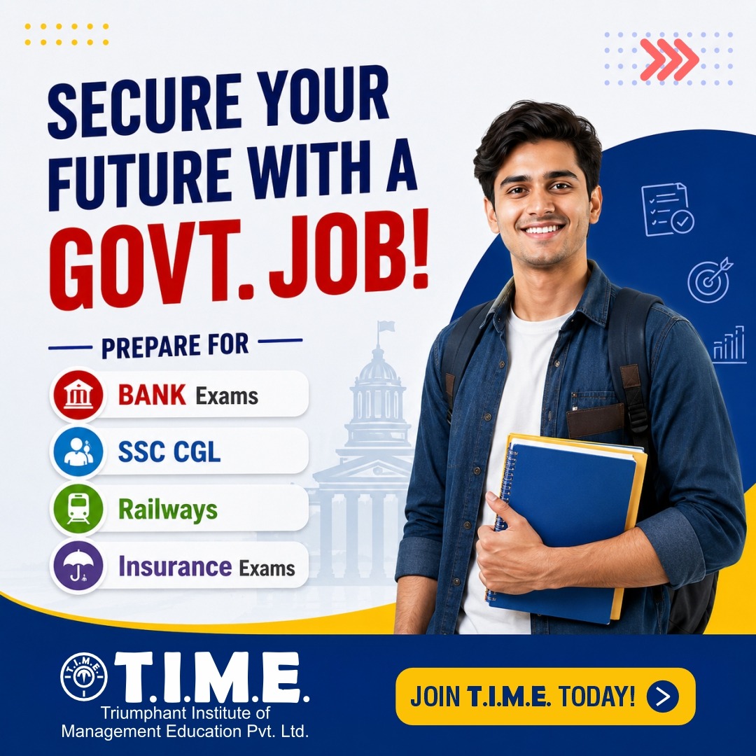 TIME 4 BANK SSC Facebook ad: Secure your future with a Government Job.