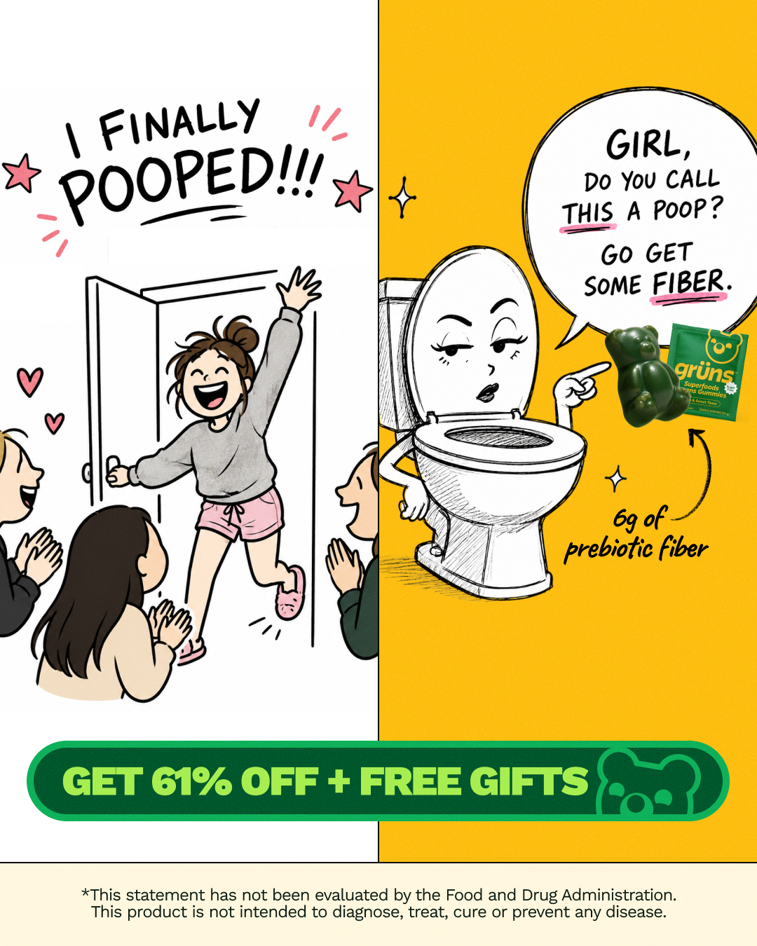 Grüns Facebook ad