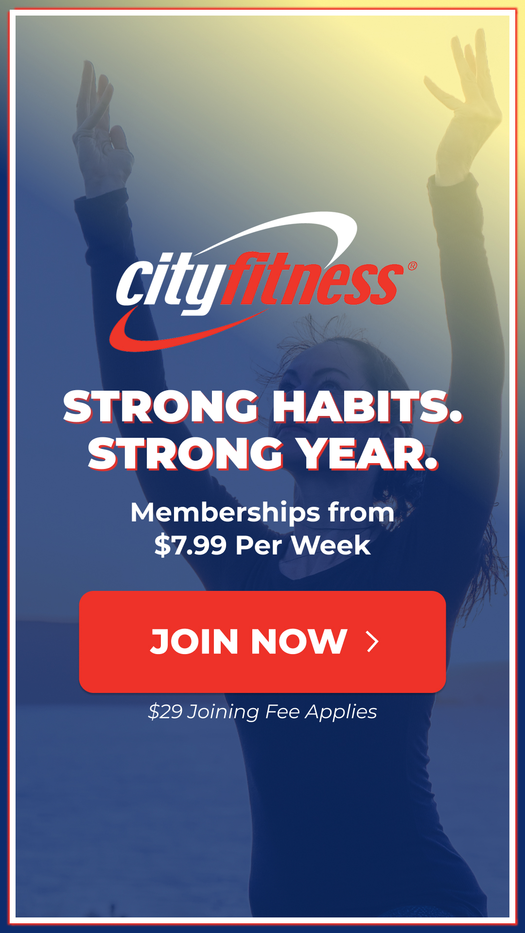 CityFitness NZ Facebook ad